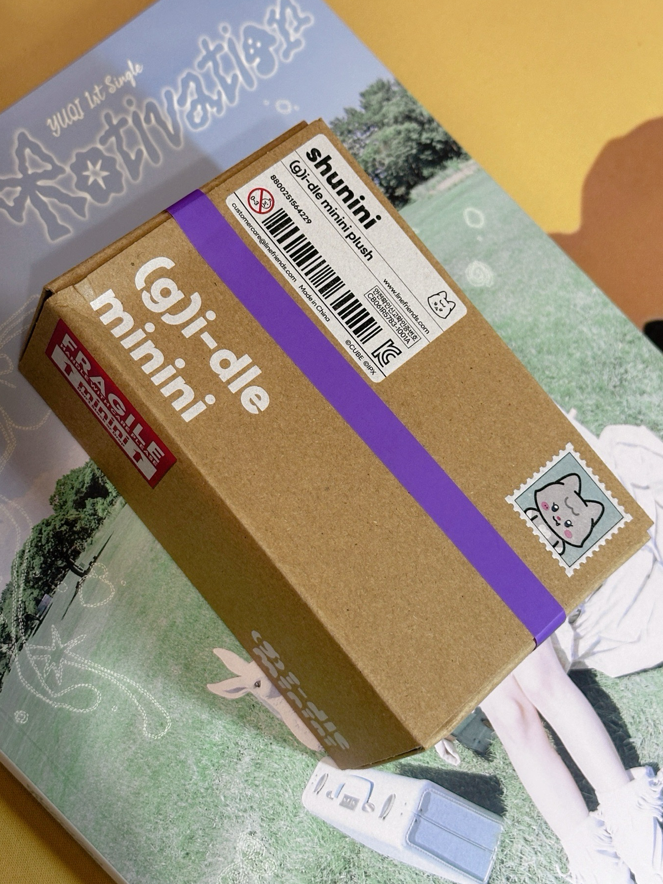 【僅ㄧ隻/複數出售/未拆盒娃：含卡】i-dle 舒華：一代盒娃（盒損！）