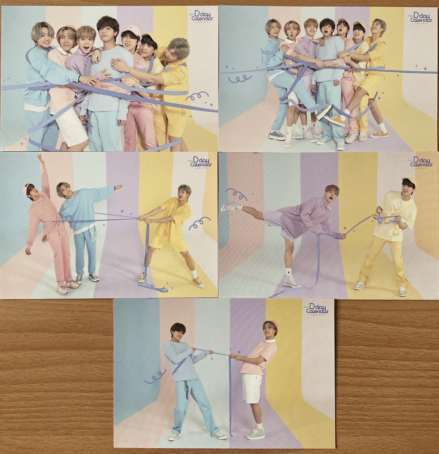 FESTA八週年倒數日曆明信片組