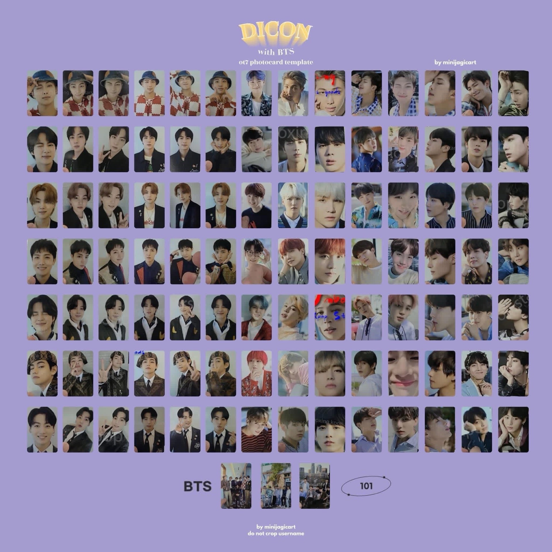 Dicon 101小卡整組101張