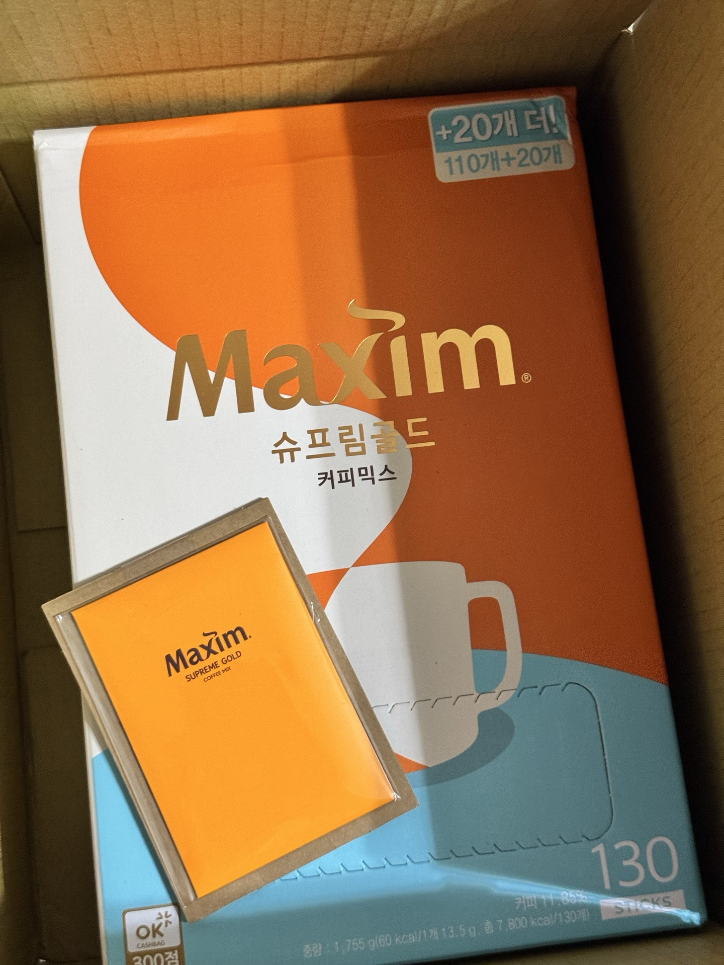 Maxim 即溶咖啡 含代言卡