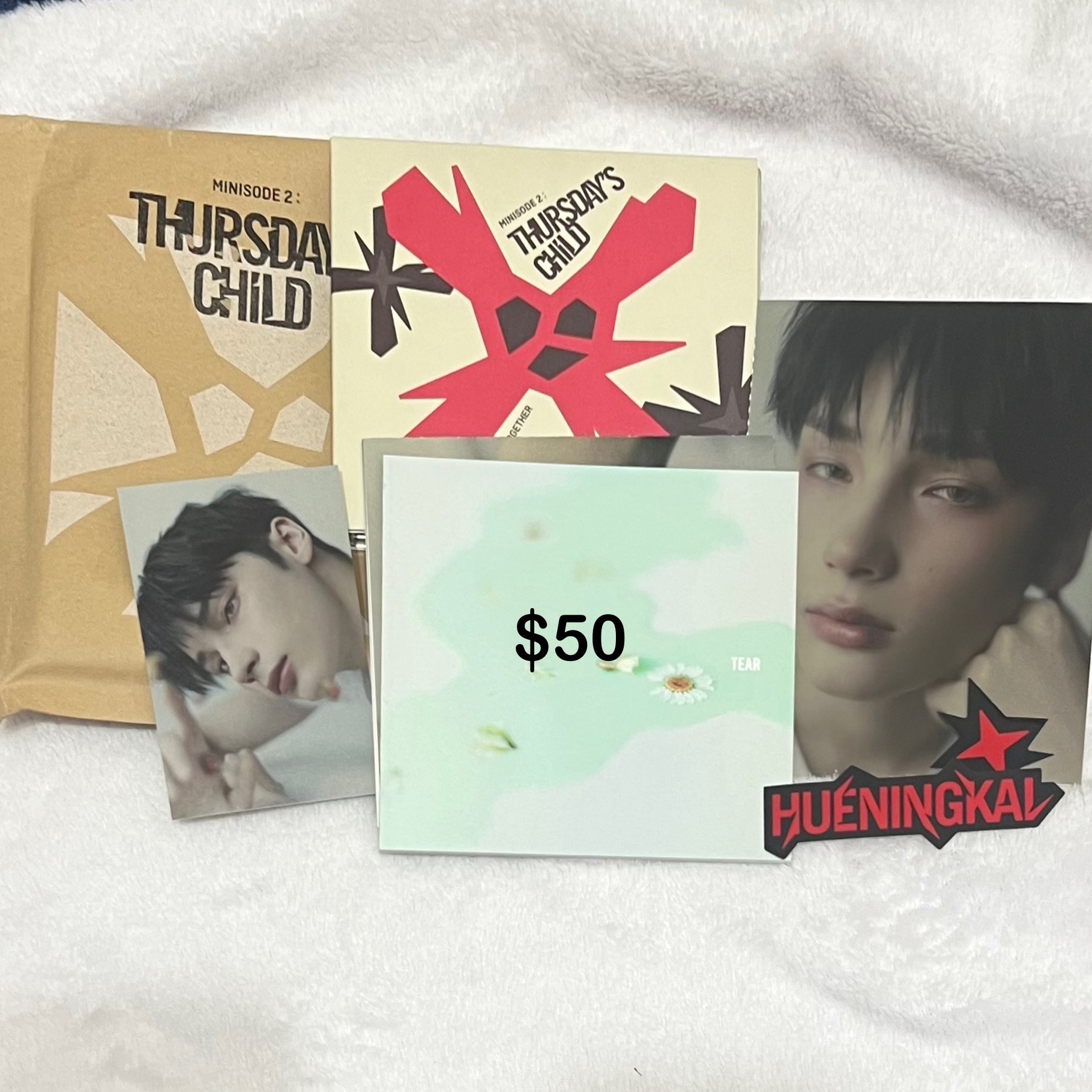 TXT 迷你四輯 單封 HUENINGKAI