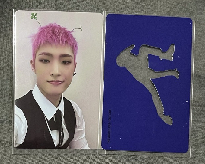 旼琦幸運草卡+剪影卡