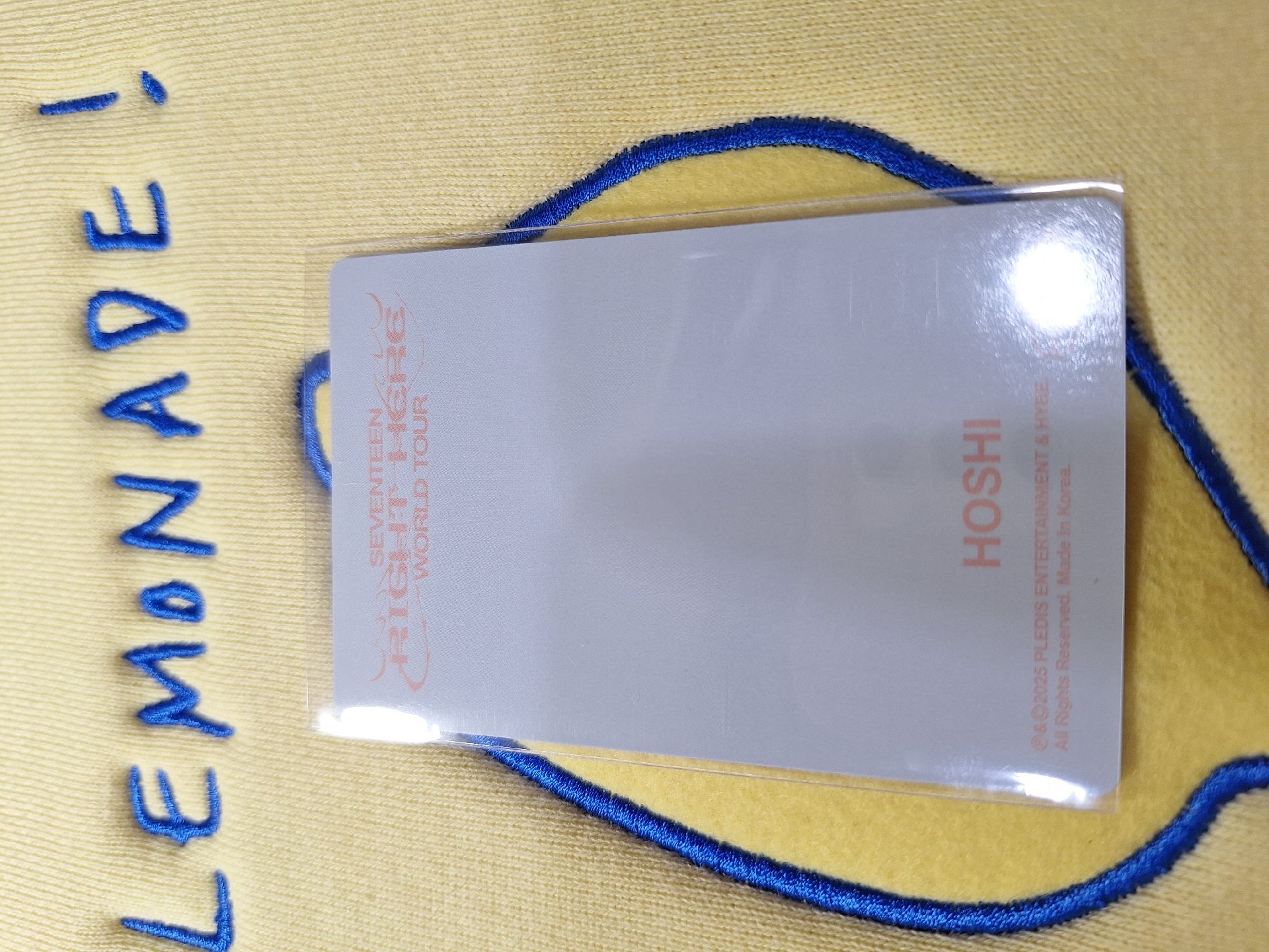 right here world tour HOSHI 榮