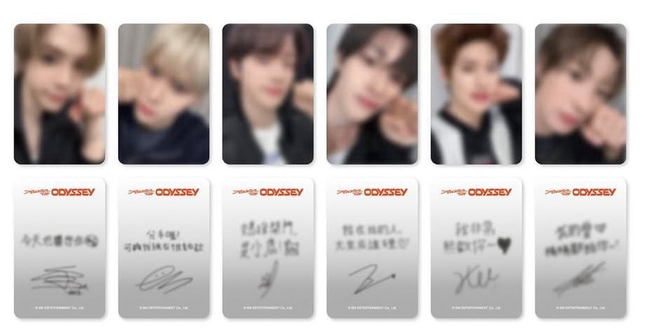odyssey km台北簽售卡一套