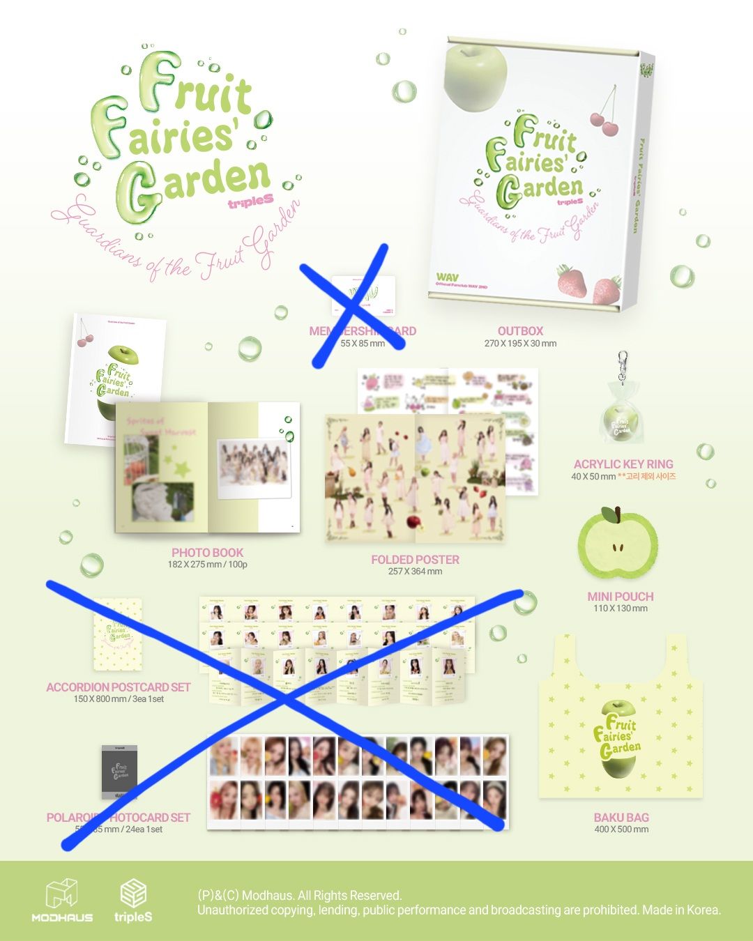 [出售] tripleS 二期 WAV 會員禮