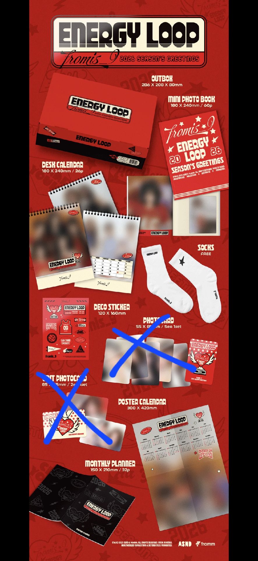 [出售] fromis_9 2026 Season's Greetings 年曆