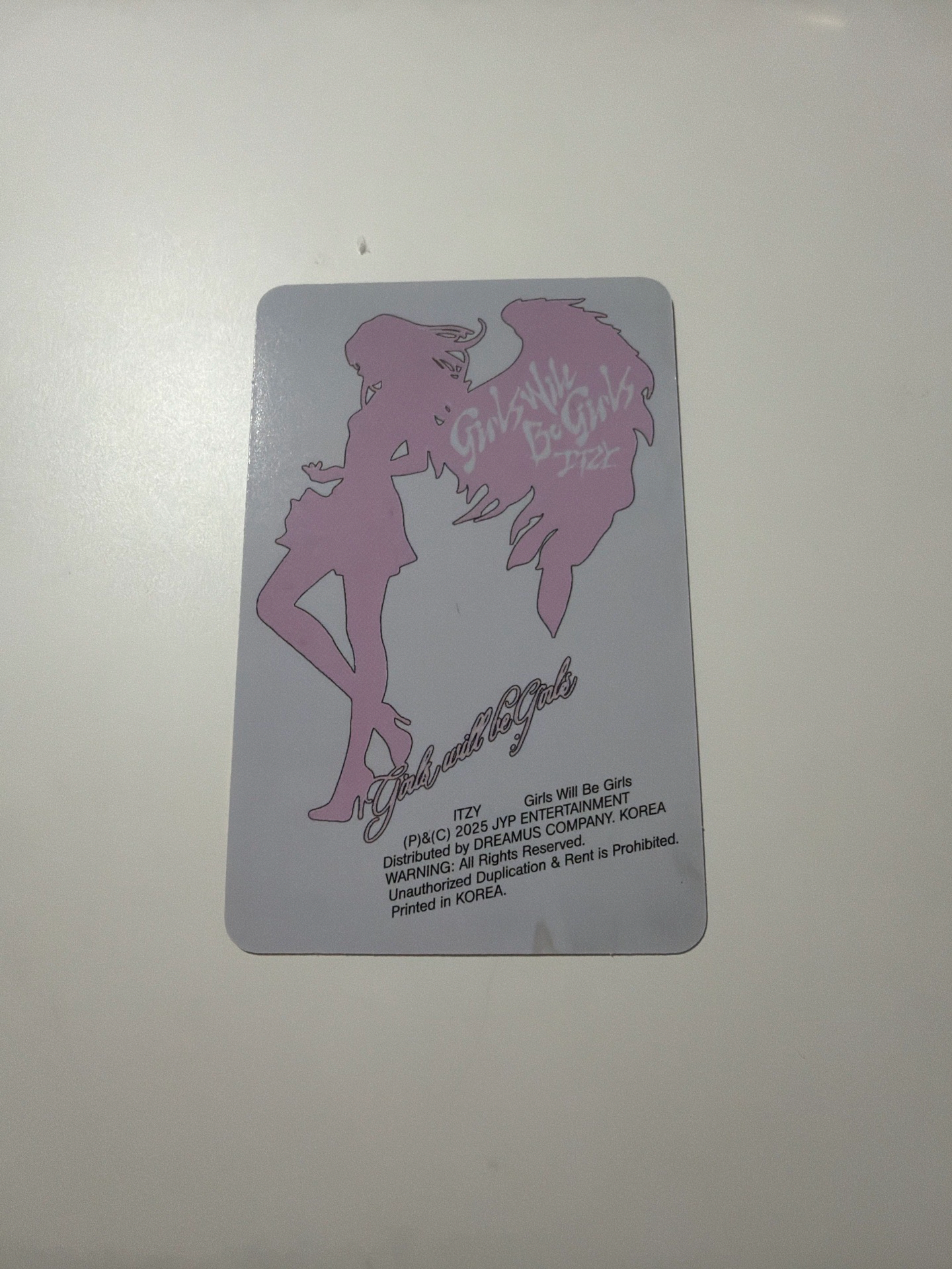 ITZY Girls will be girls Yuna小卡！