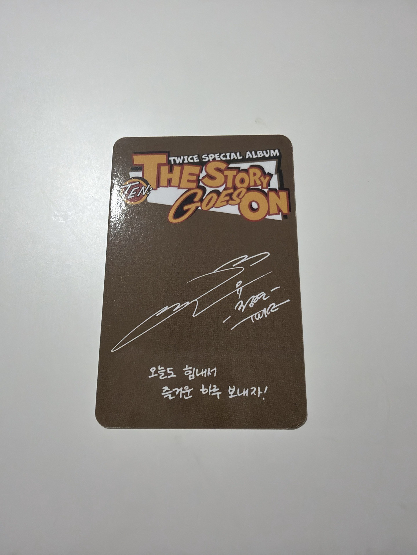 TWICE十週年 定延小卡！