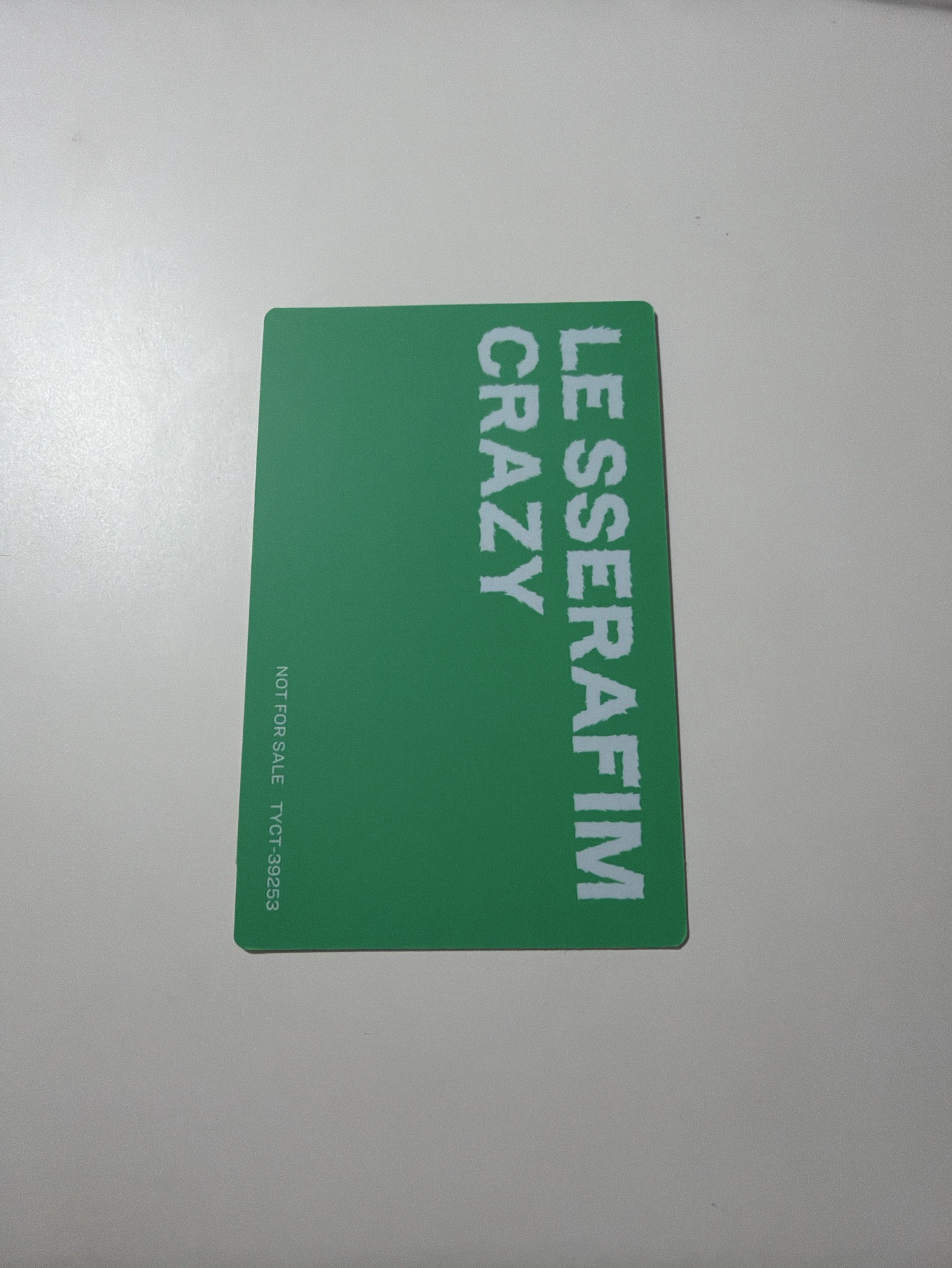 LE SSERAFIM CRAZY初回限定雙人卡！