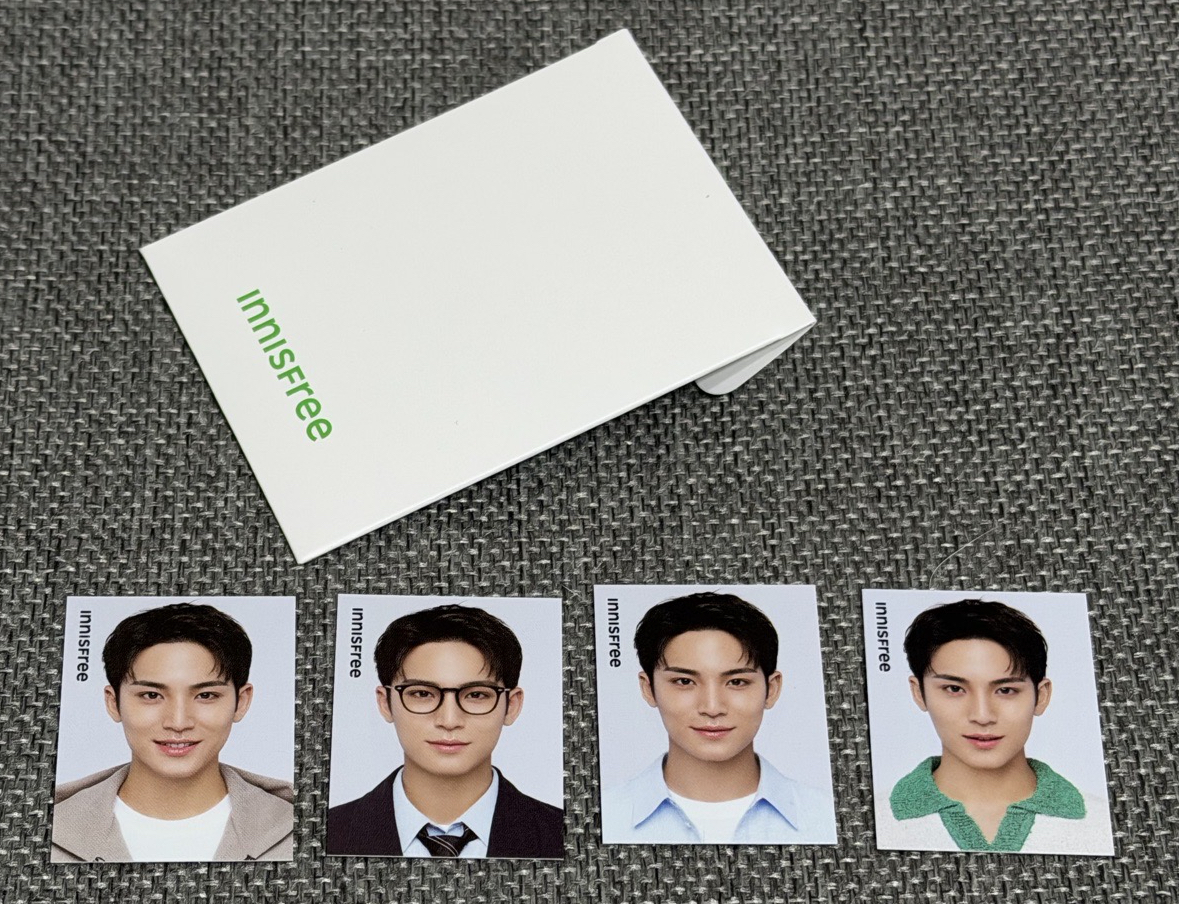 玟奎 代言卡 innisfree 證件照