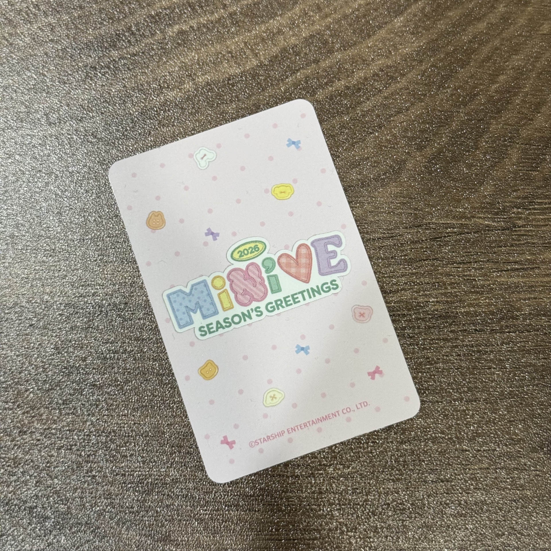 MINIVE 年曆星船特典