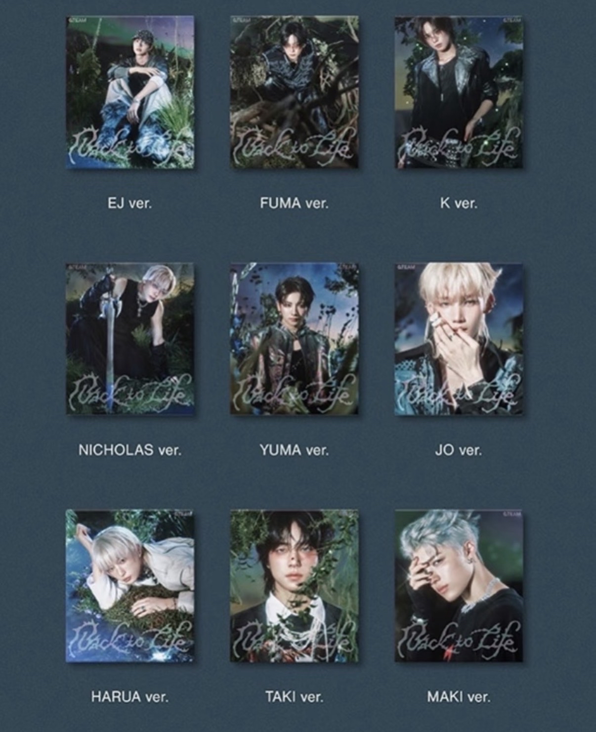 ⋆˚ &TEAM ˖° —— Back To Life 未拆單封