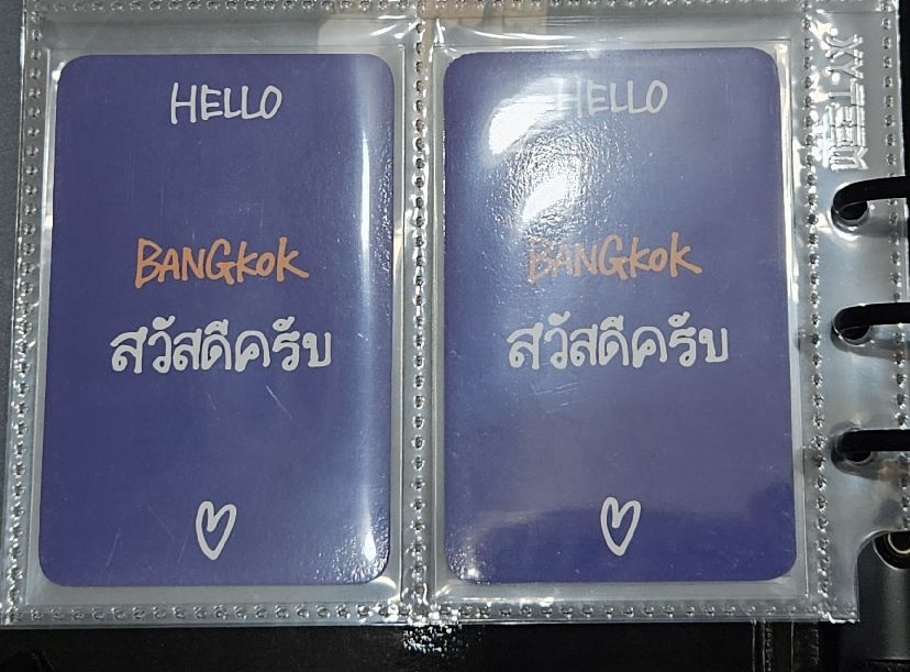 asahi曼谷簽售卡兩張