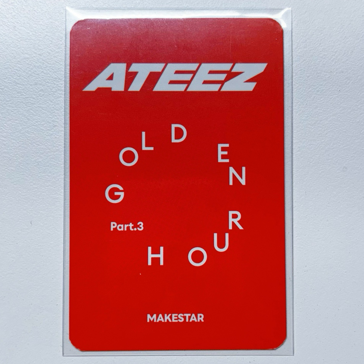 💜鍾浩 特典卡 大臉