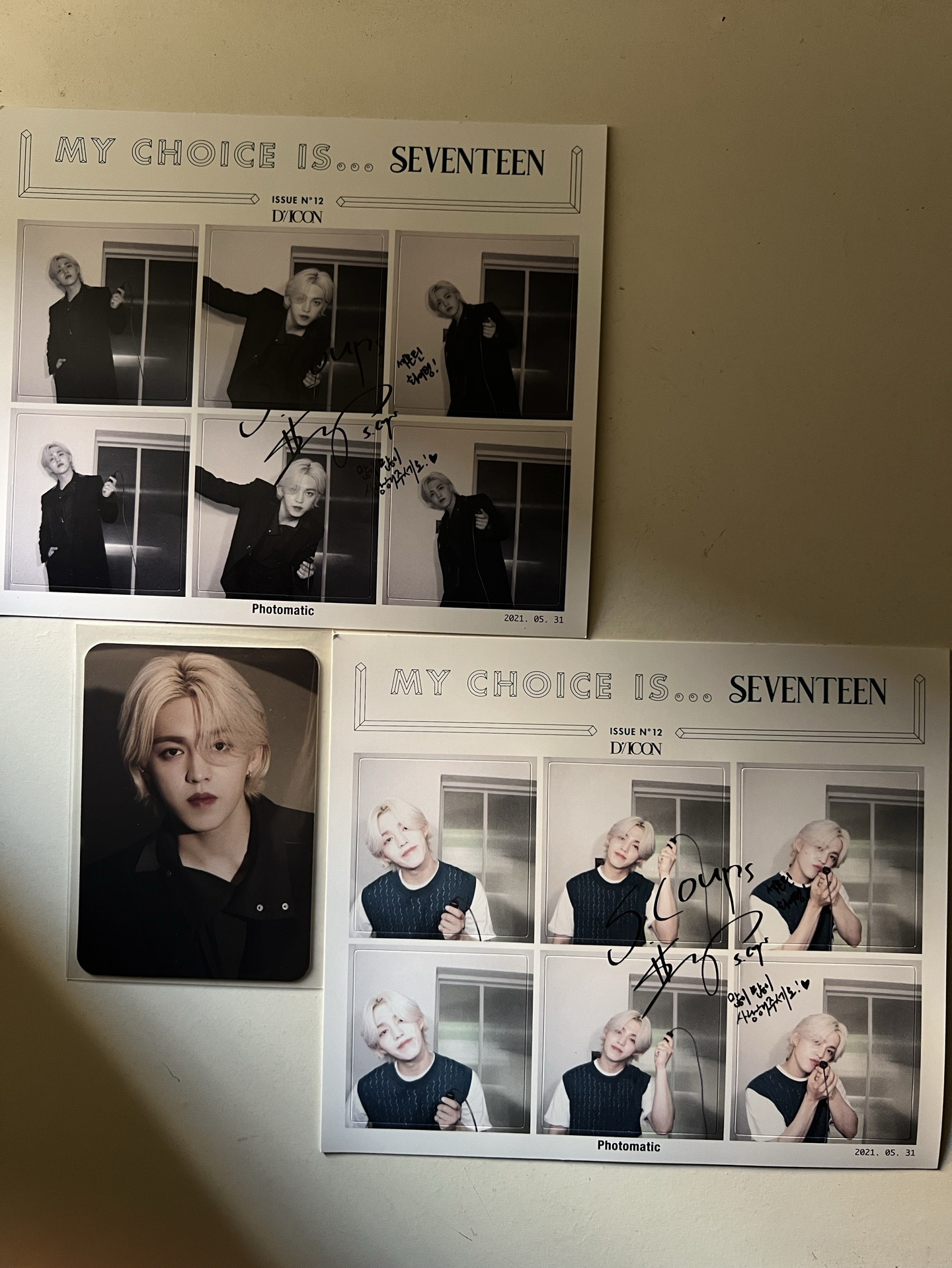 🍒2021 DICON 雜誌卡含貼紙 哲