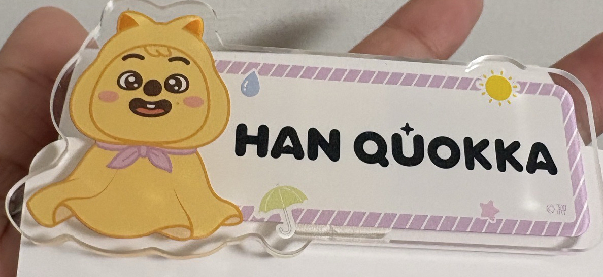 stray kids 姓名徽章-闊卡、帕皮