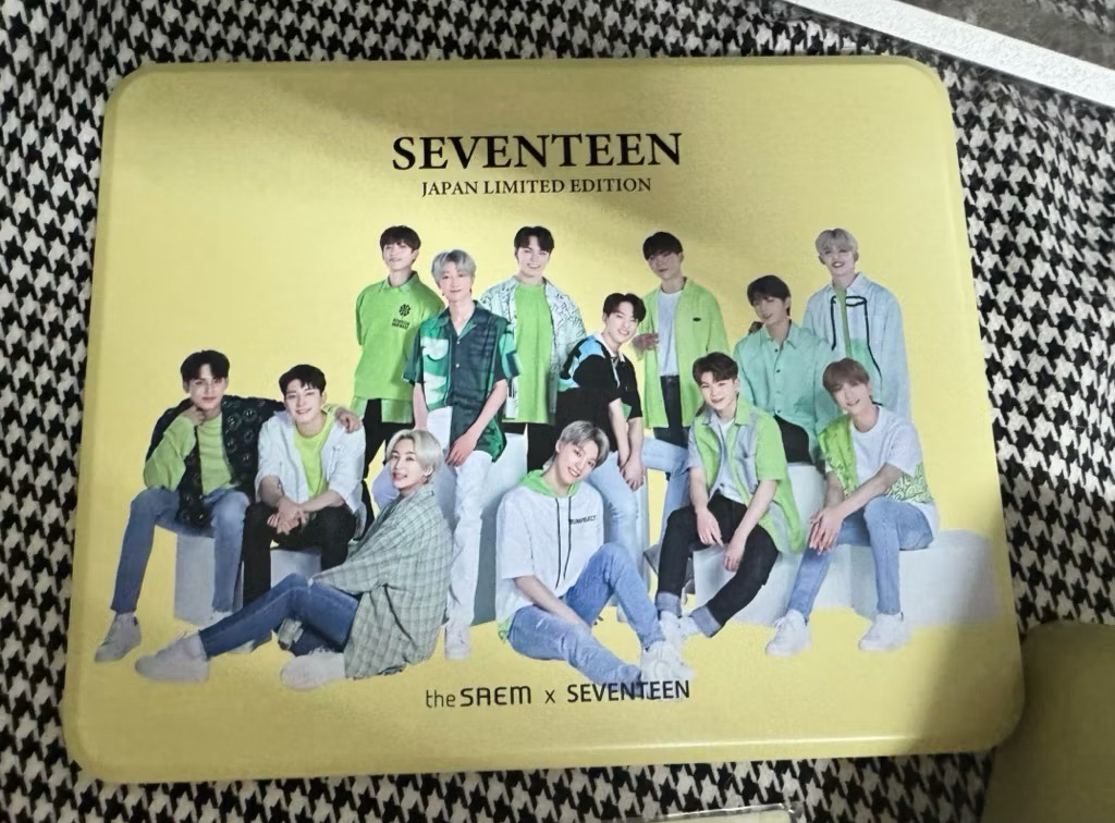 seventeen the saem 面膜 鐵盒套組