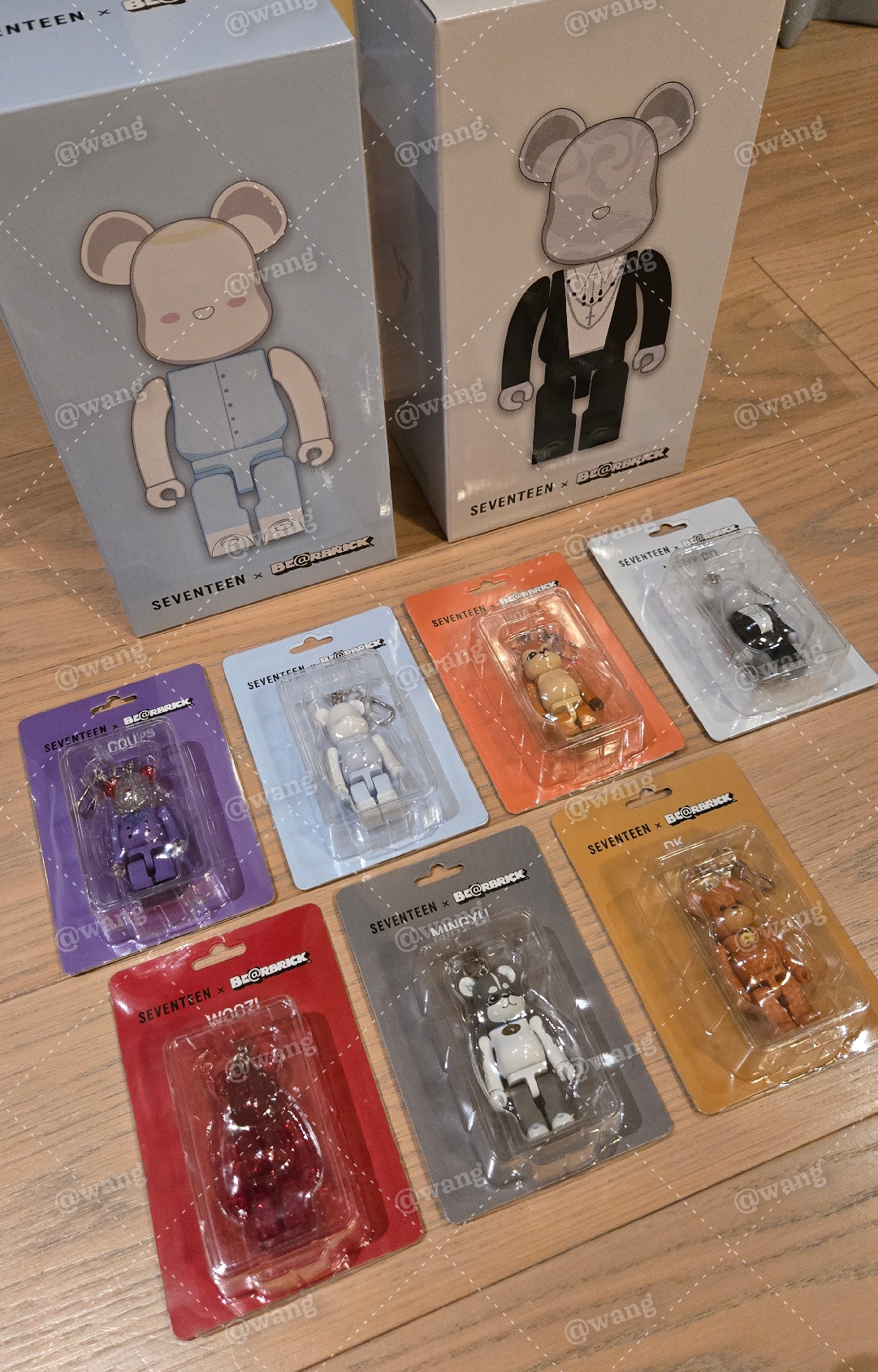 吊飾贈保護殼🎁BE@RBRICK×SEVENTEEN 庫柏力克熊 400% 100%