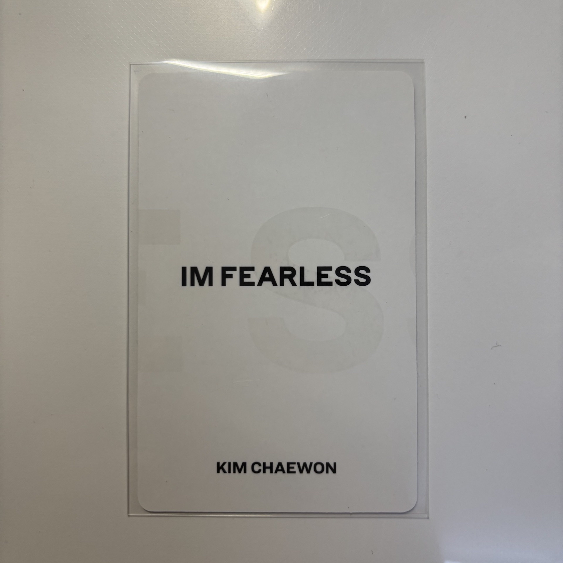 ［FEARLESS］專輯卡 采源