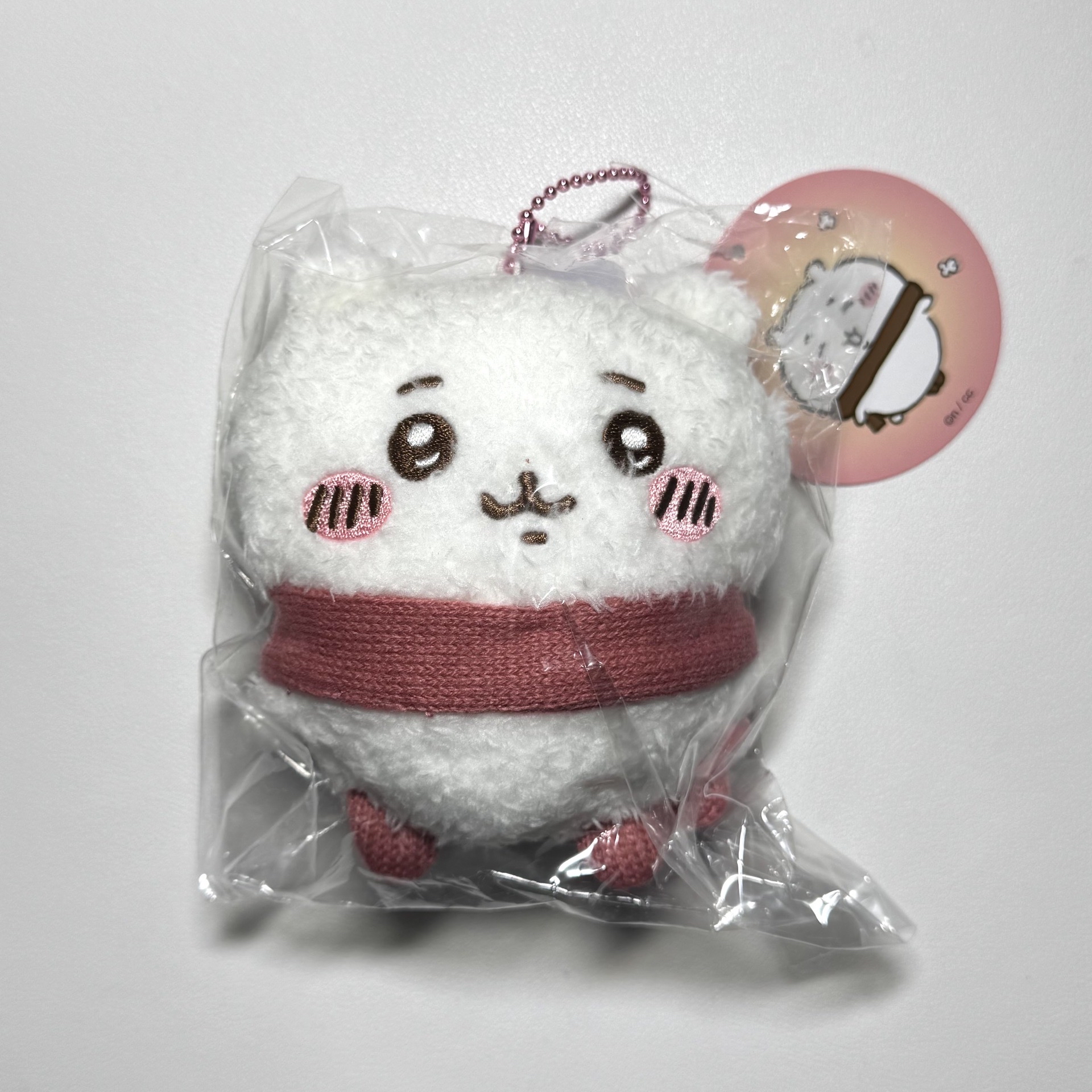 吉伊卡哇 冬日圍巾絨毛系列 吉伊 吊飾娃 吊娃