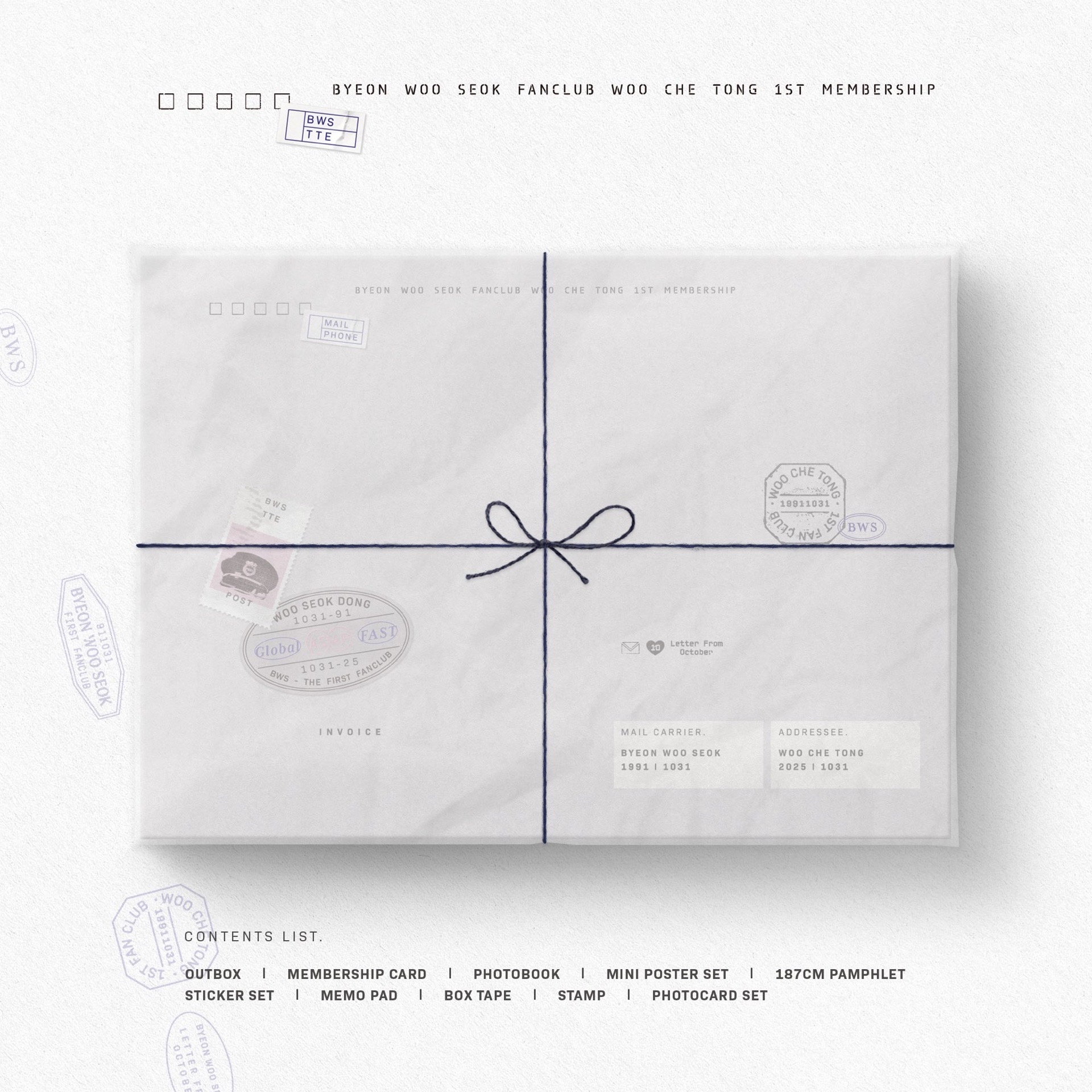 WOO CHE TONG 1ST MEMBERSHIP KIT