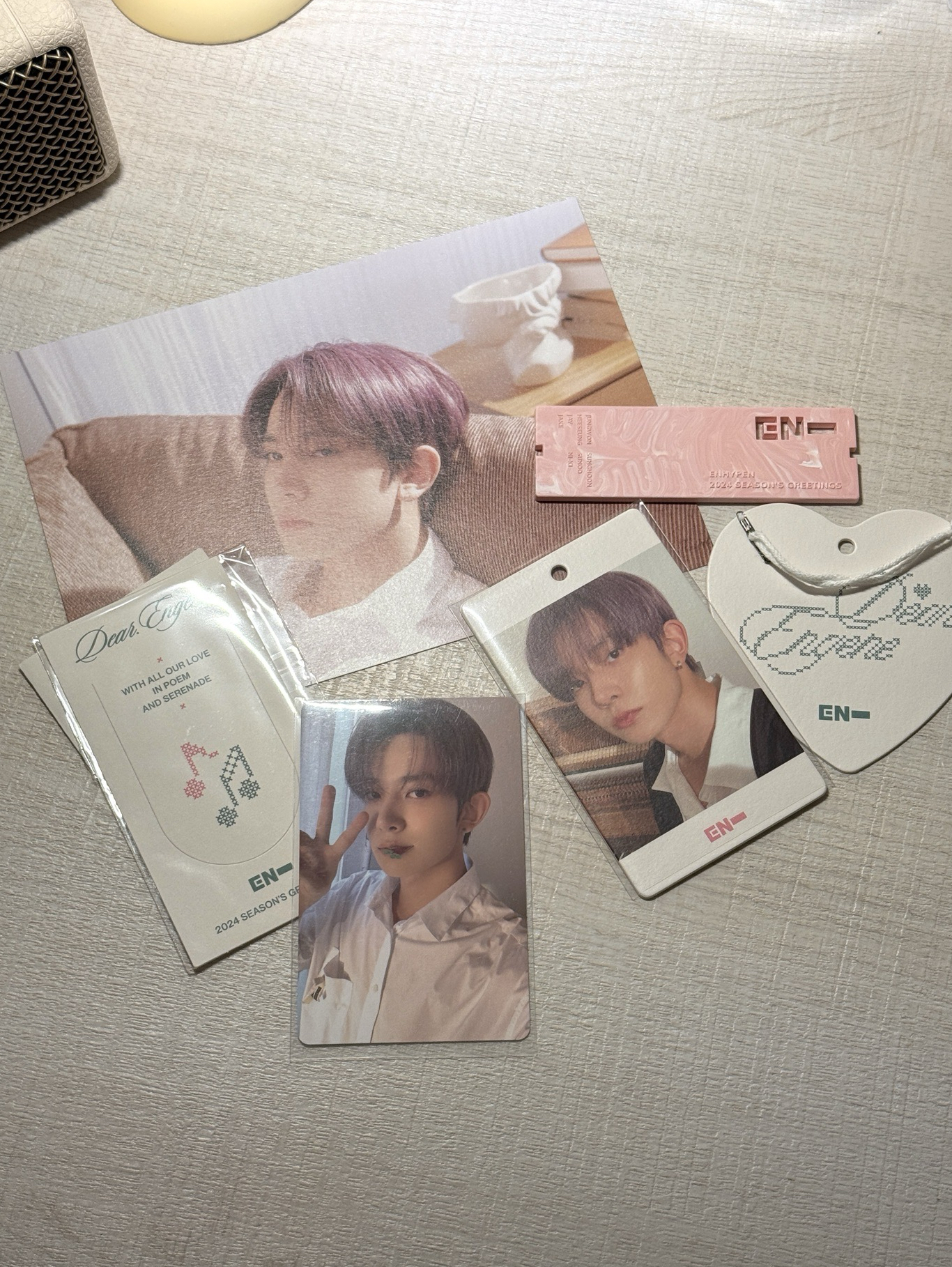 ENHYPEN 2024年曆 羲承隨機卡+羲承SET