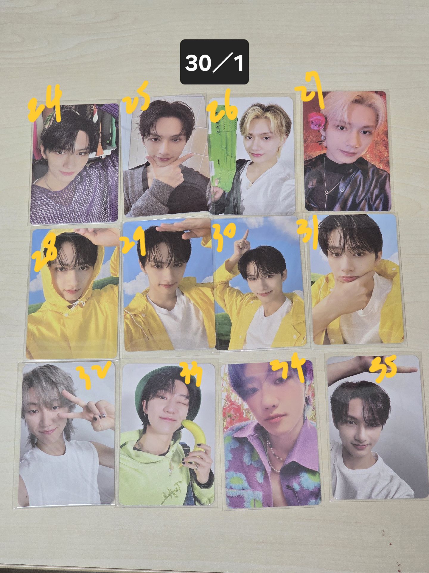 SEVENTEEN 💎| 俊輝 明浩 專卡 年曆卡