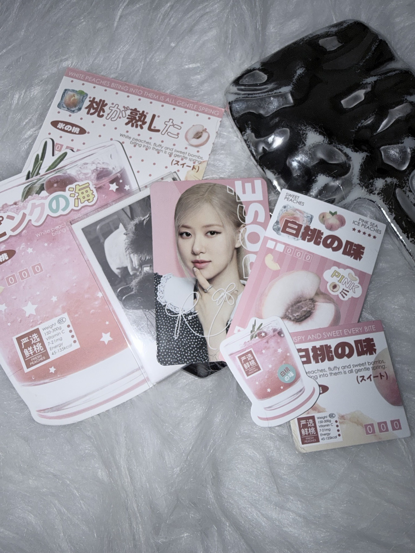 肉肚子好痛拍立得送餅乾卡