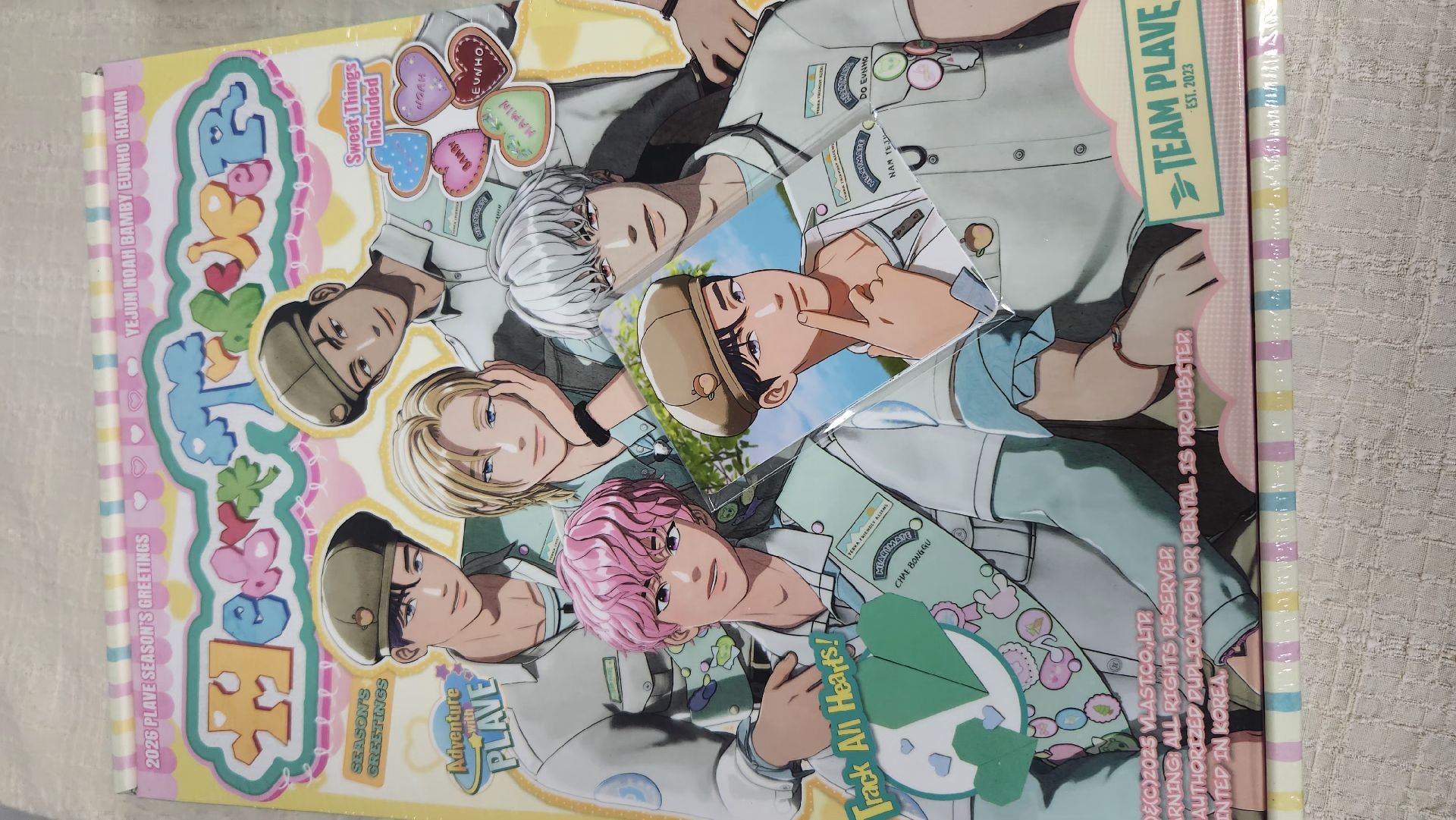 全新未拆 PLAVE 季節禮 年曆 2025 2026年曆 YT特典卡