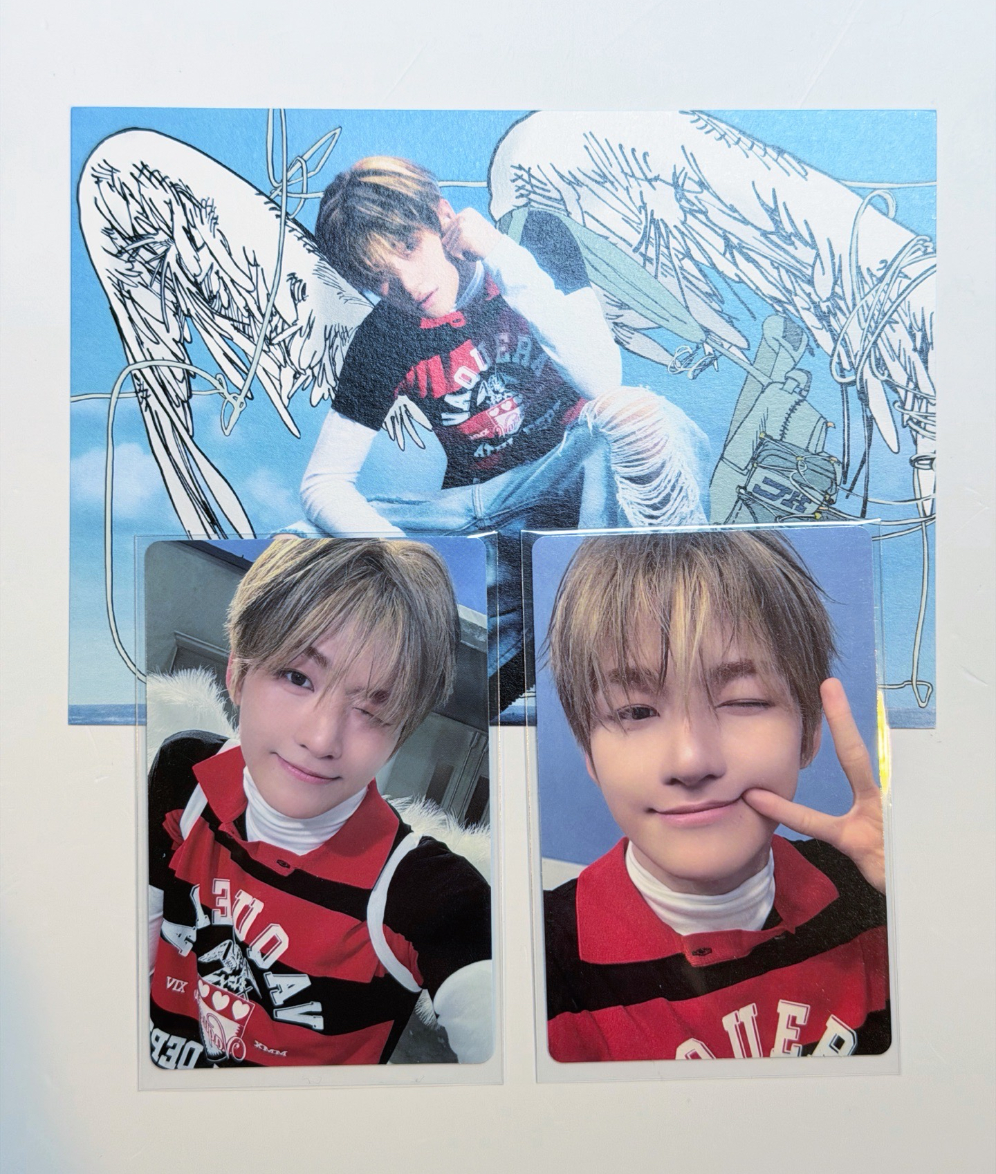 TWS PLAY HARD 藍版 雙專卡+明信片 湊套