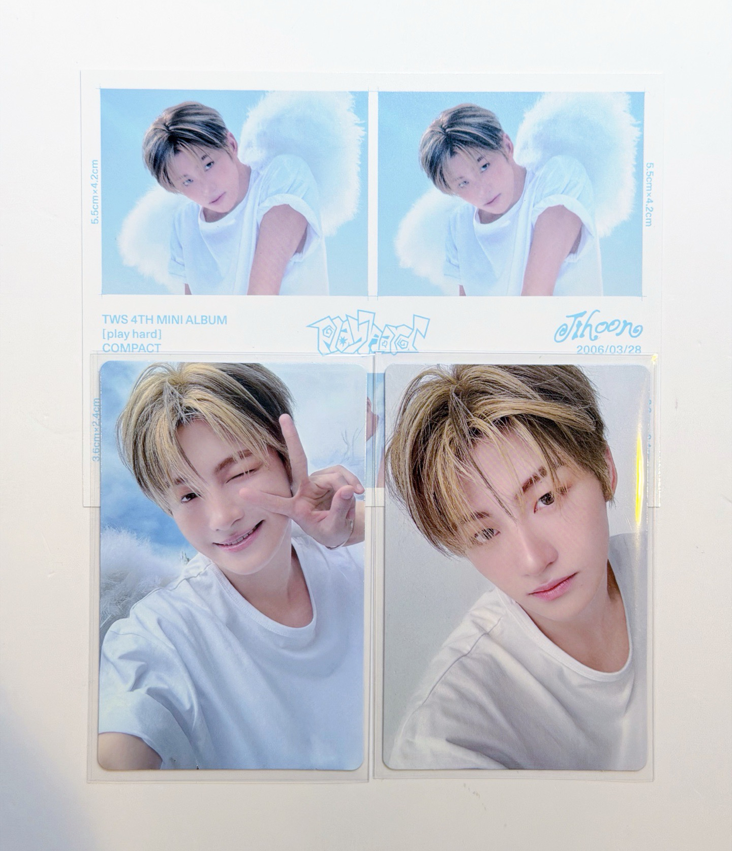 TWS PLAY HARD 單封 雙專卡+明信片 湊套