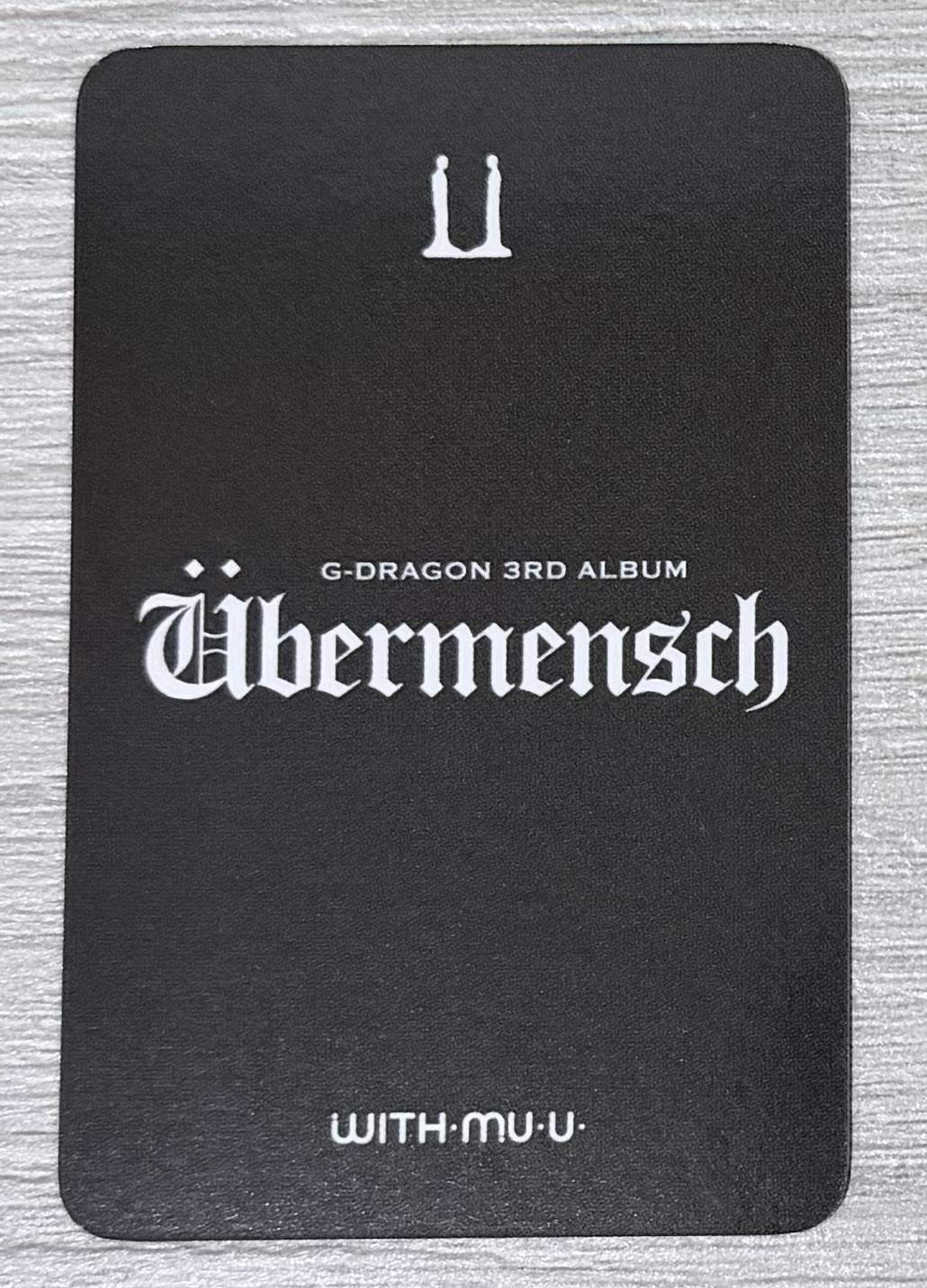 GD wm預售 特典 權志龍