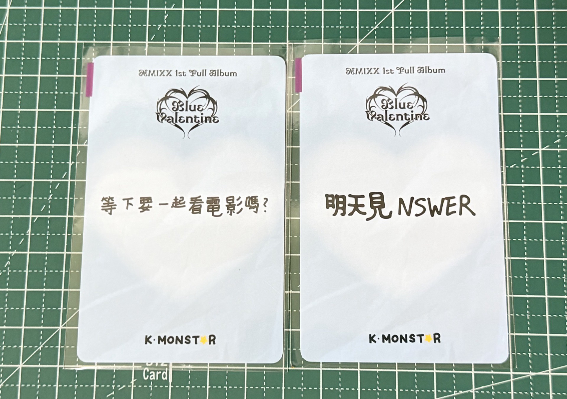 NMIXX 正規一 KM簽售 秘密告白小紙條 中文卡背 裴 圭