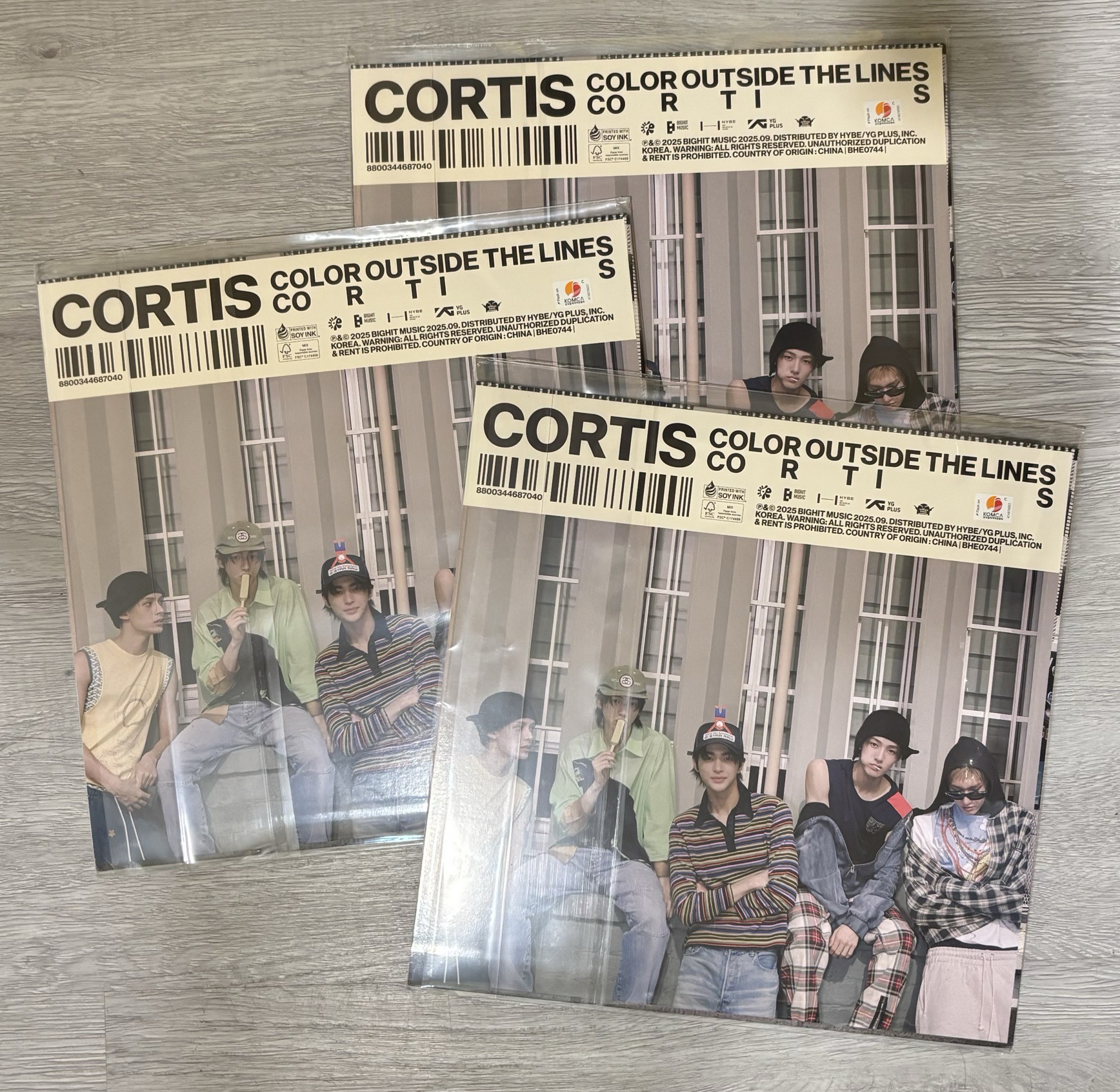 Cortis Color Outside The Lines Vinyl 黑膠 全新未拆、小卡