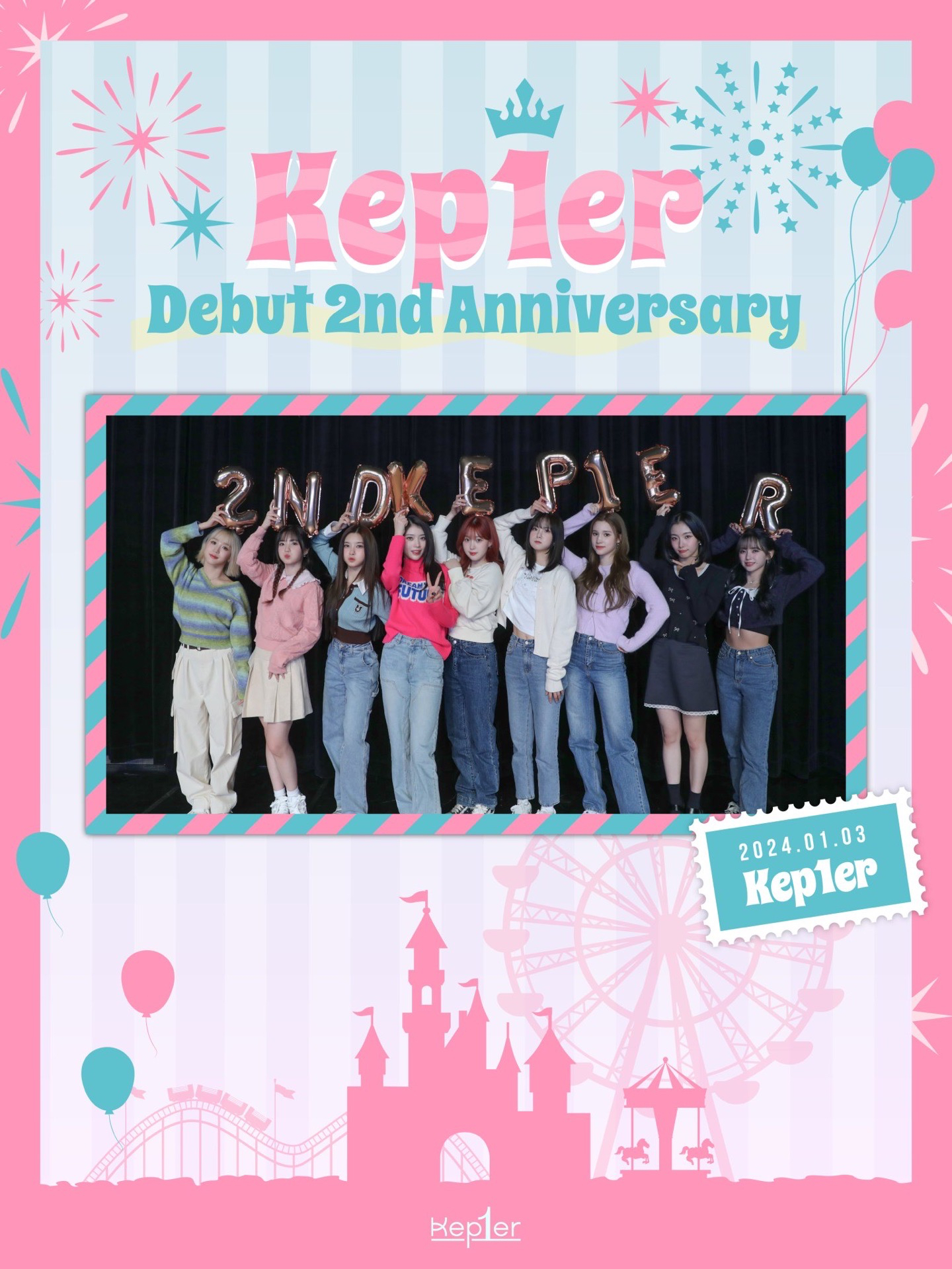 Kep1er Debut 2nd Anniversary Cafe