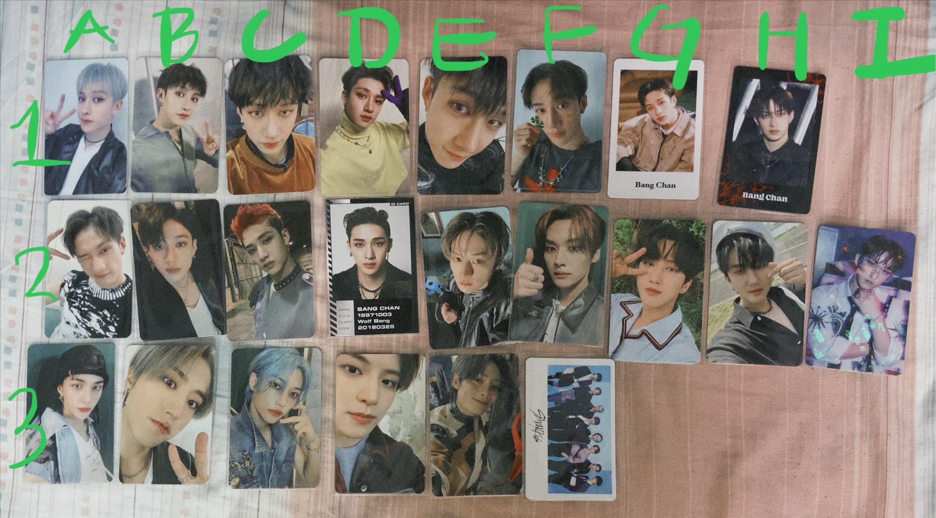 Stray Kids ｜ 小卡 ｜ 方燦、李旻浩、徐彰彬、韓知城、李龍馥、金昇玟、梁精寅