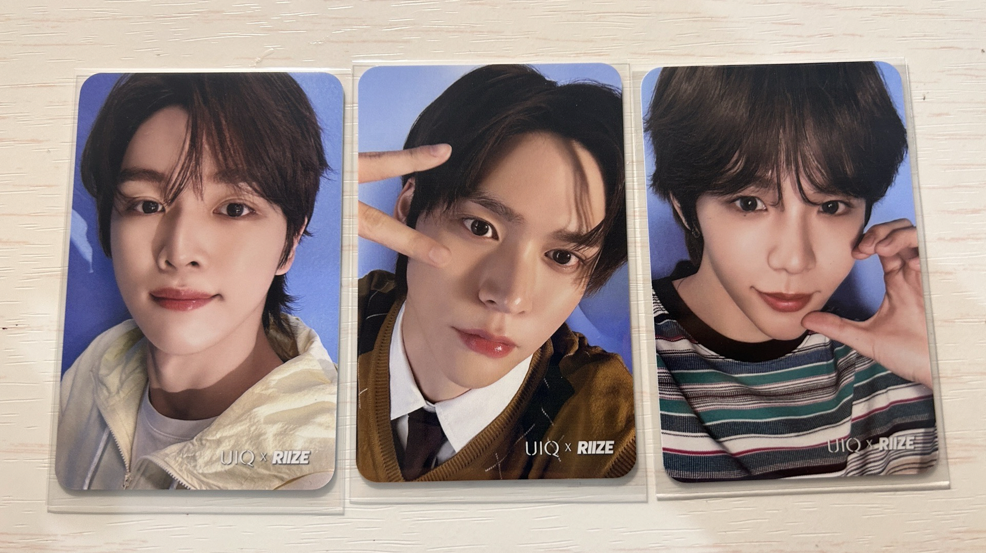 RIIZE UIQ 代言卡 將太郎 宋恩奭 鄭成燦