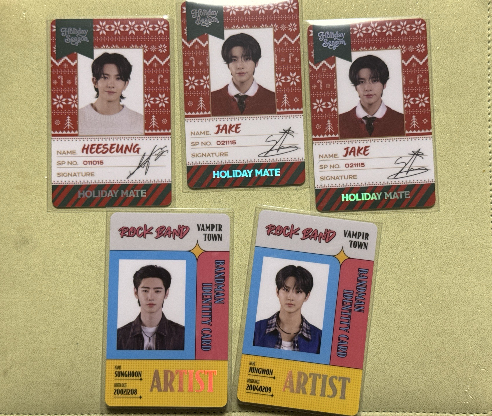 聖誕、搖滾主題 遊戲卡 SP卡