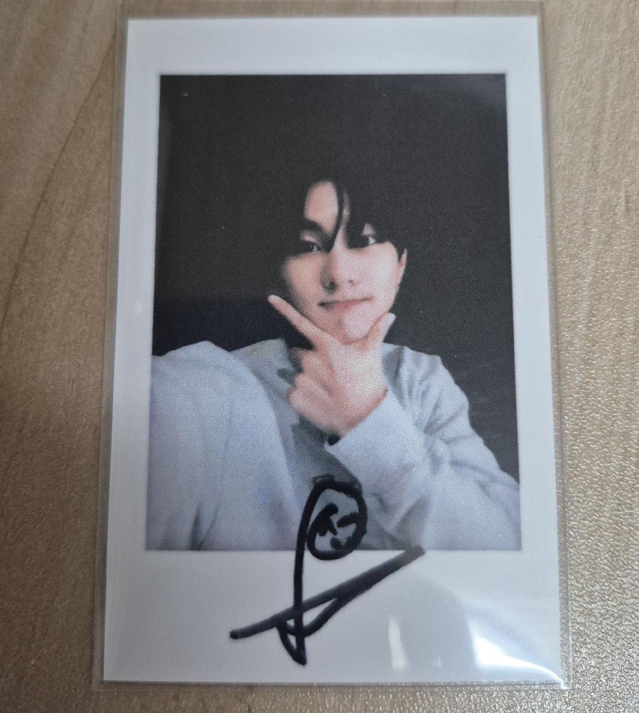 梁禎元 青島簽售復刻拍立得