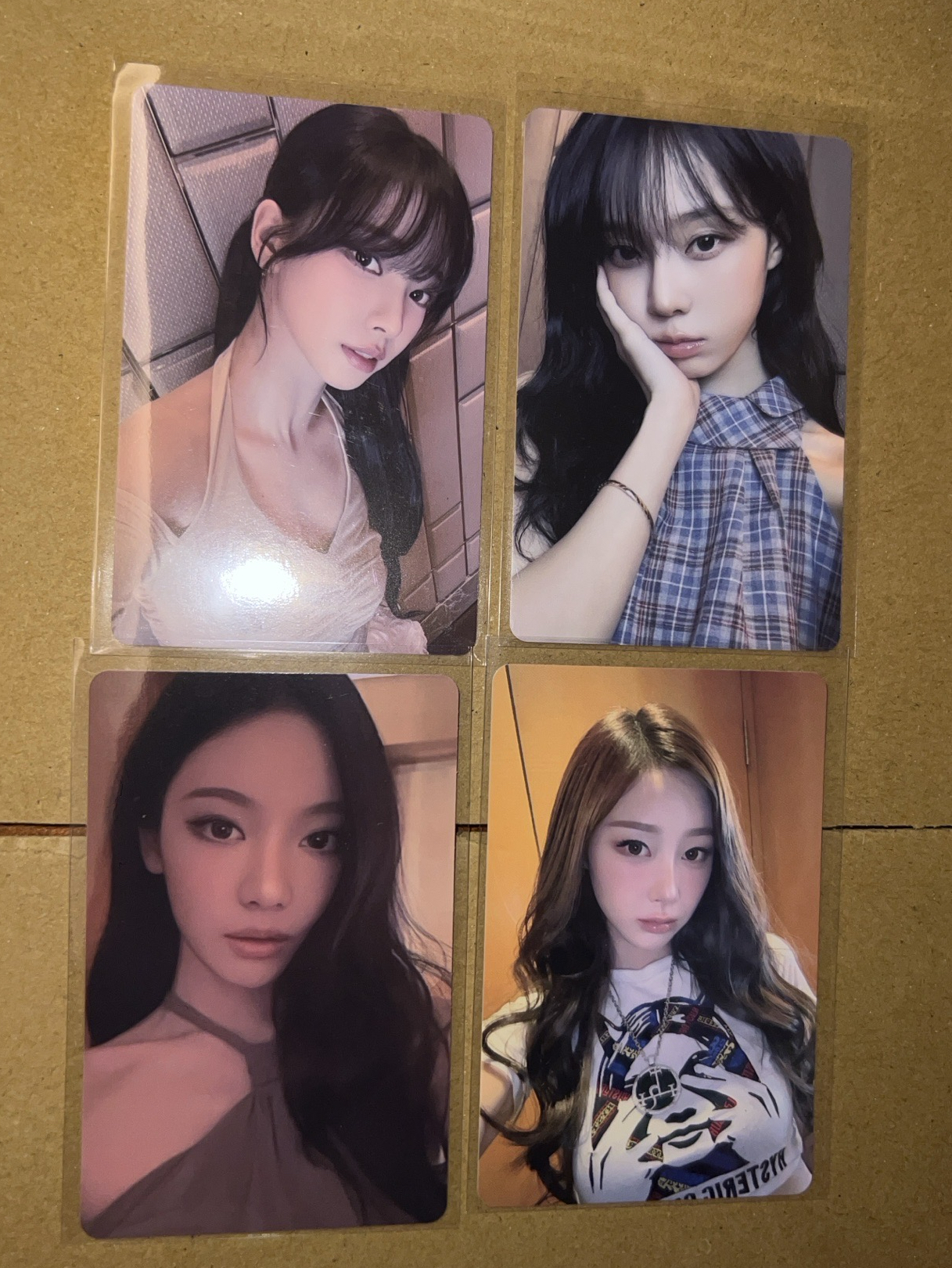 aespa 泡泡摩奇上海簽售特典卡