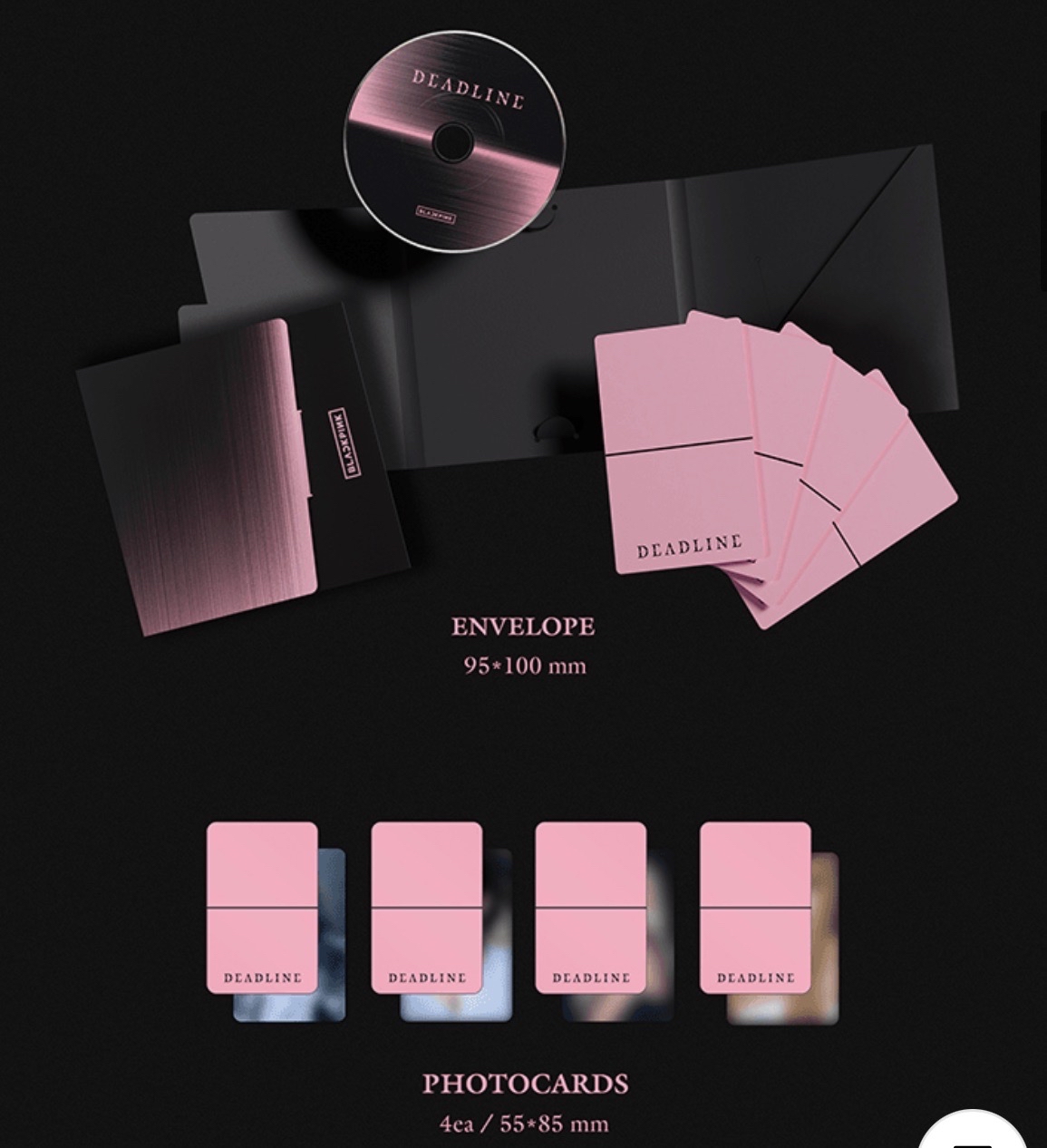 （非現/預購）BLACKPINK 3rd MINI ALBUM [DEADLINE] MOOD LIGHT Ver.