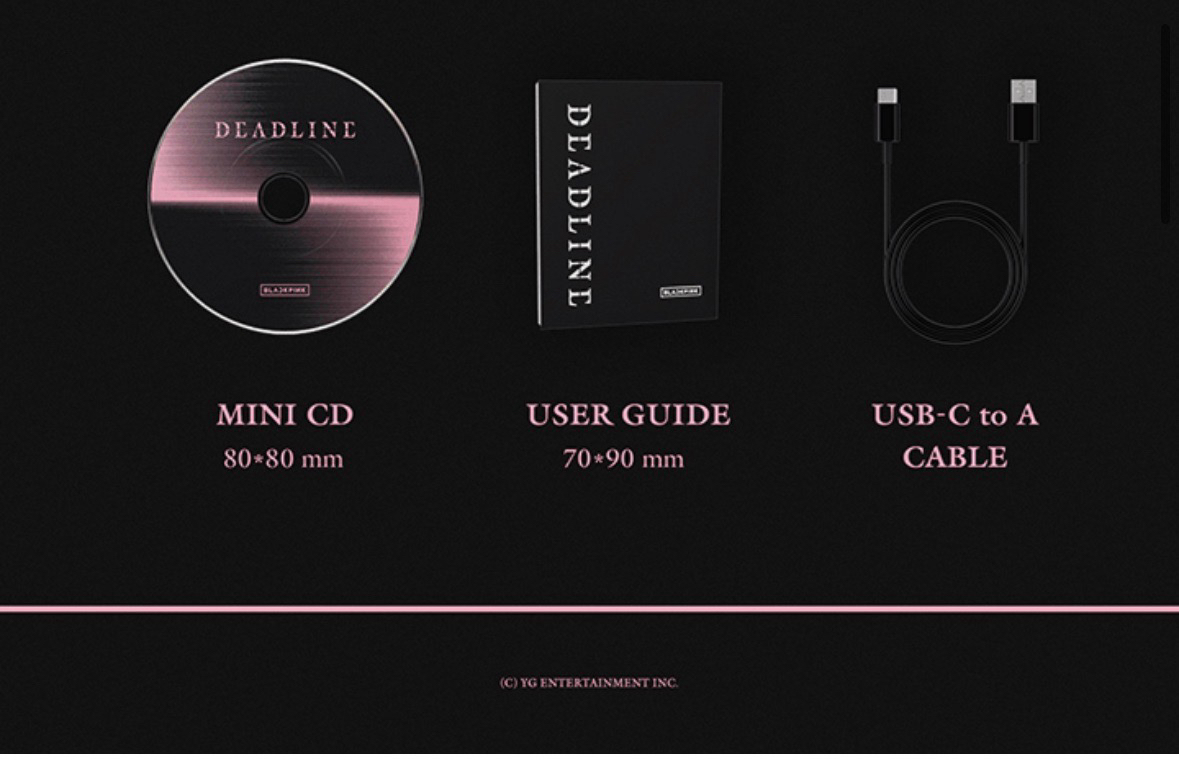 （非現/預購）BLACKPINK 3rd MINI ALBUM [DEADLINE] MOOD LIGHT Ver.
