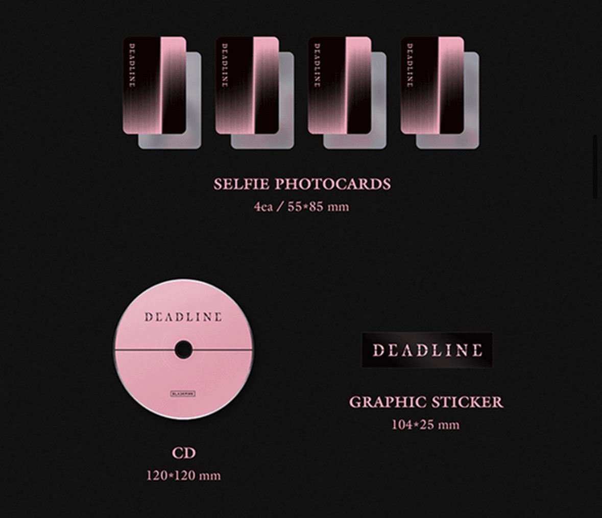 Blackpink 迷你3集 Pink版預購+Weverse特典組