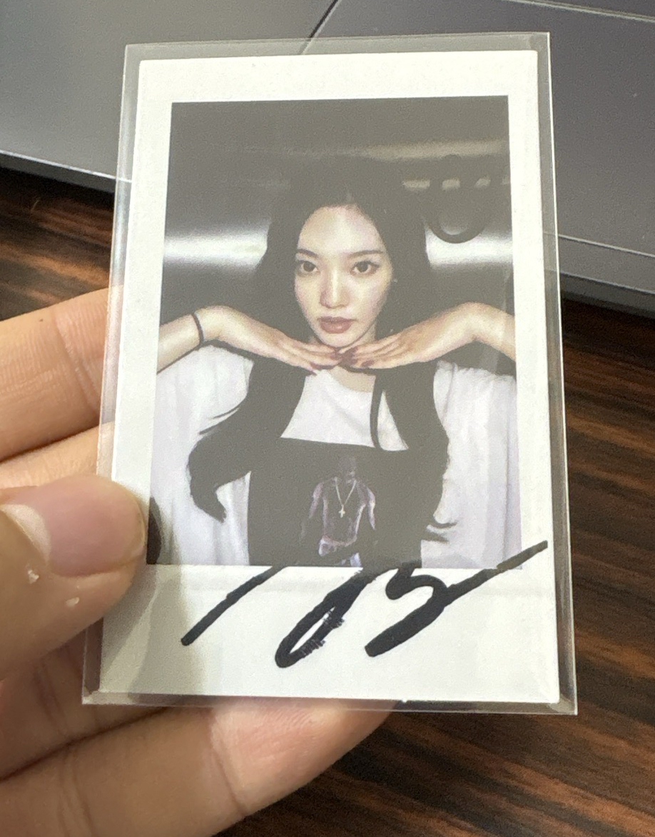 Dirty Work sr 簽售卡 拍立得寧