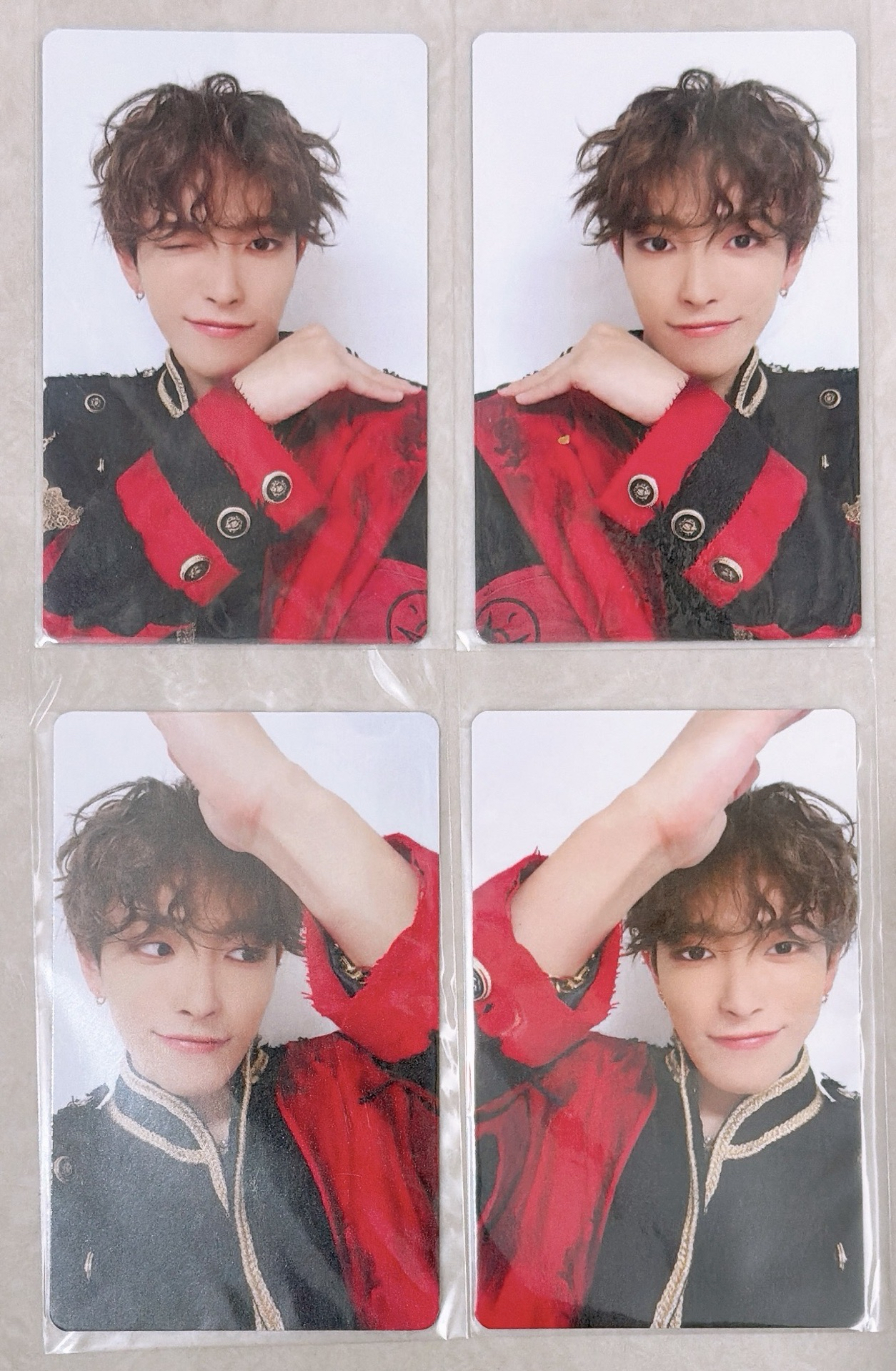 ATEEZ 日本 四格愛心卡 弘中 THE WORLD EP.FIN : WILL