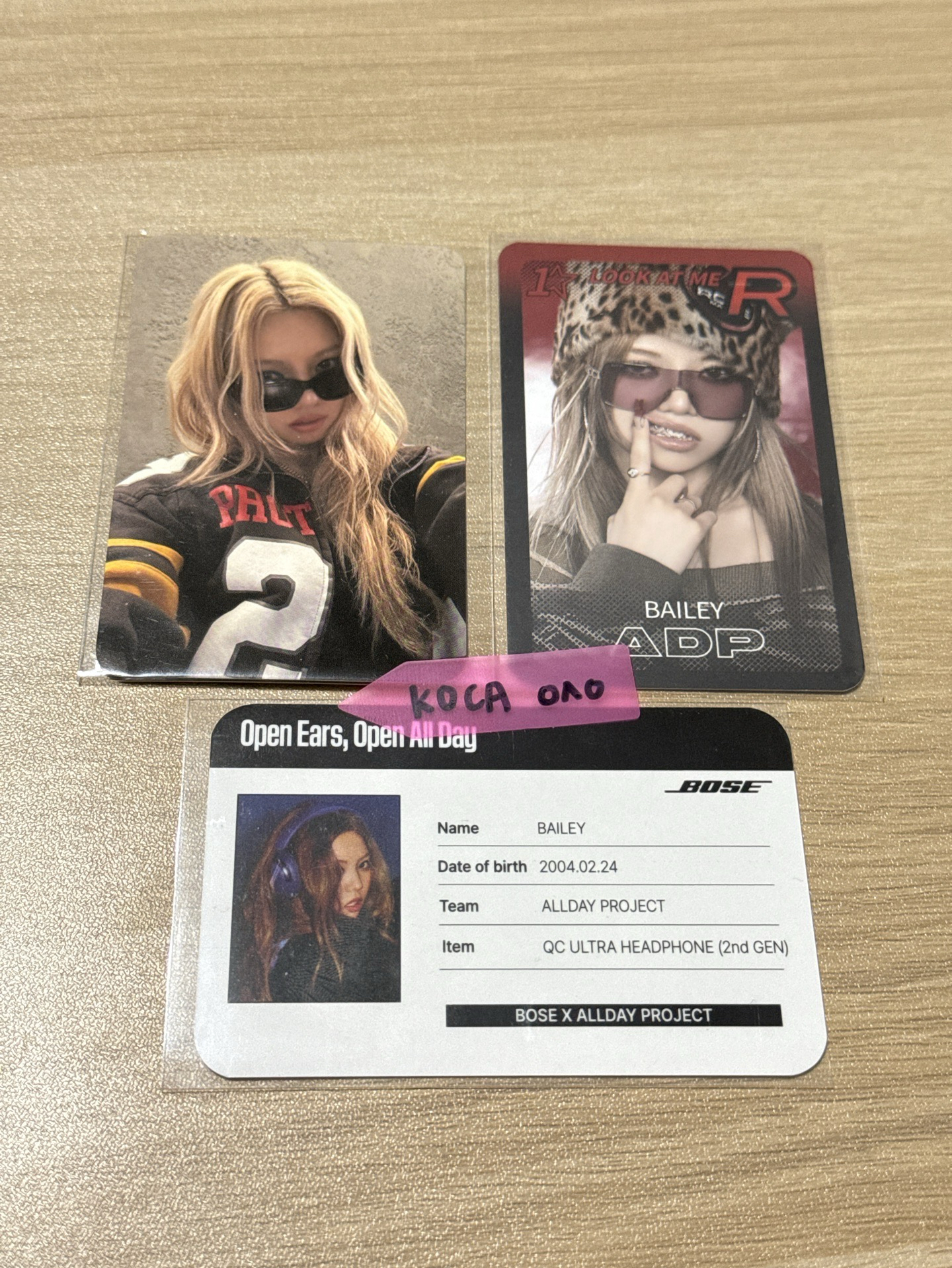 【整圖盤出】ADP 小貝-迷一快閃 扭蛋卡+遊戲卡+bose聯名id卡