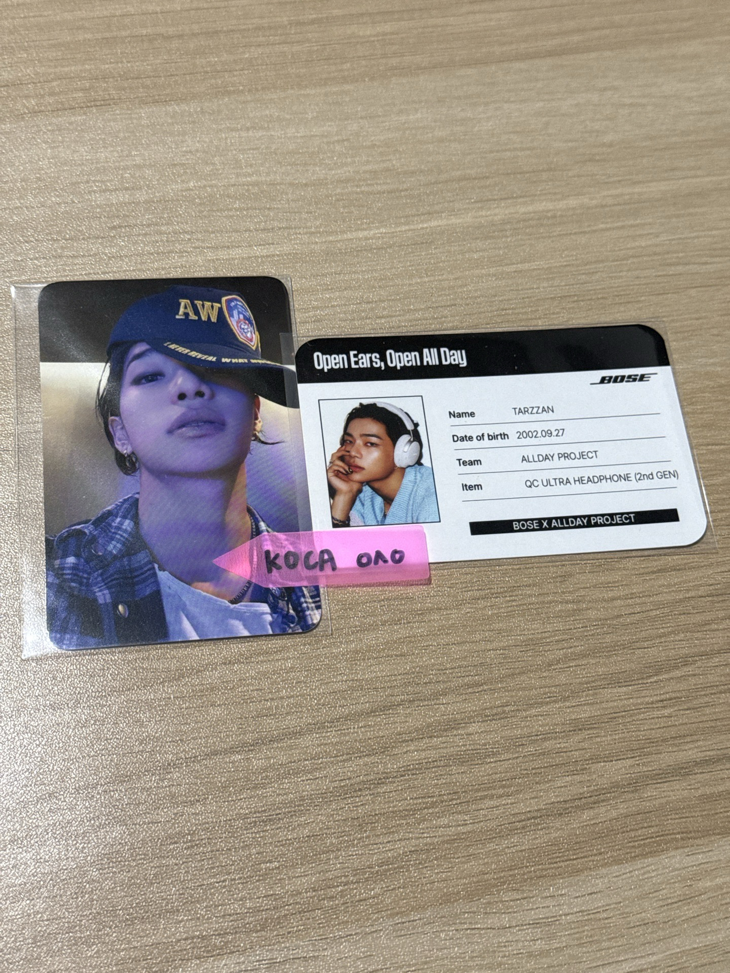 【整圖盤出】ADP 泰山-迷一快閃 扭蛋卡+bose聯名id卡