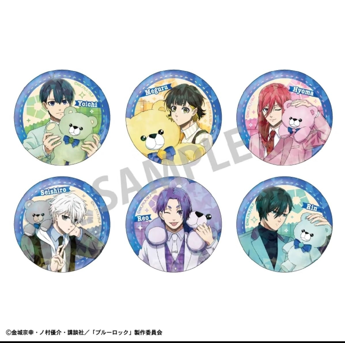 藍色監獄×Tinymide 泰迪熊