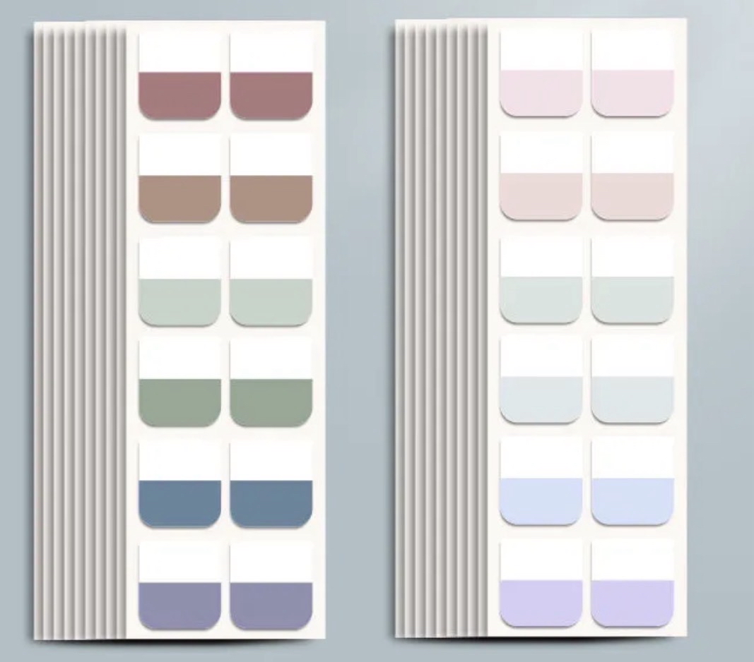 現貨！大號索引貼 莫蘭迪色系 一組48貼
