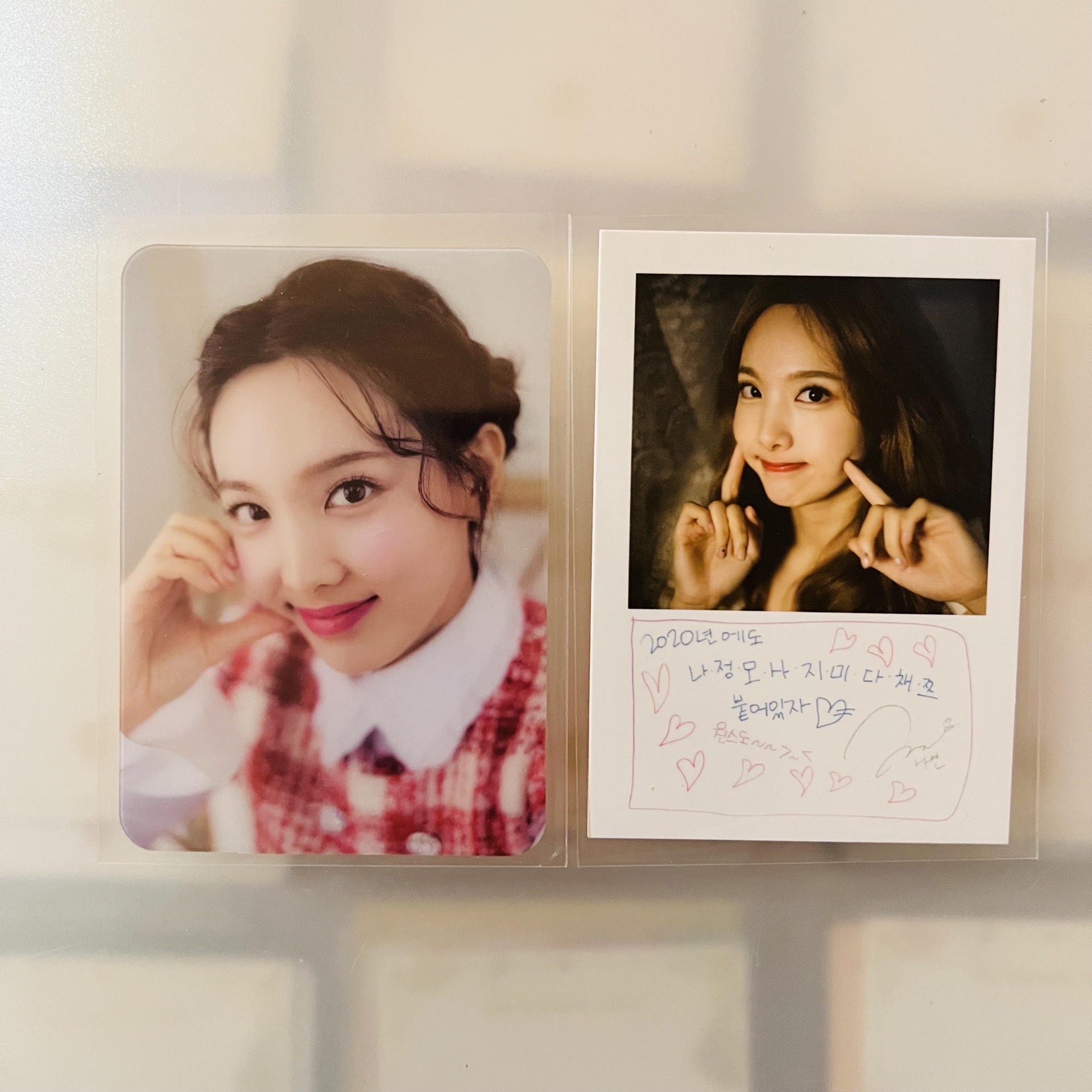 TWICE 娜璉 DICON 幸運符+透卡組